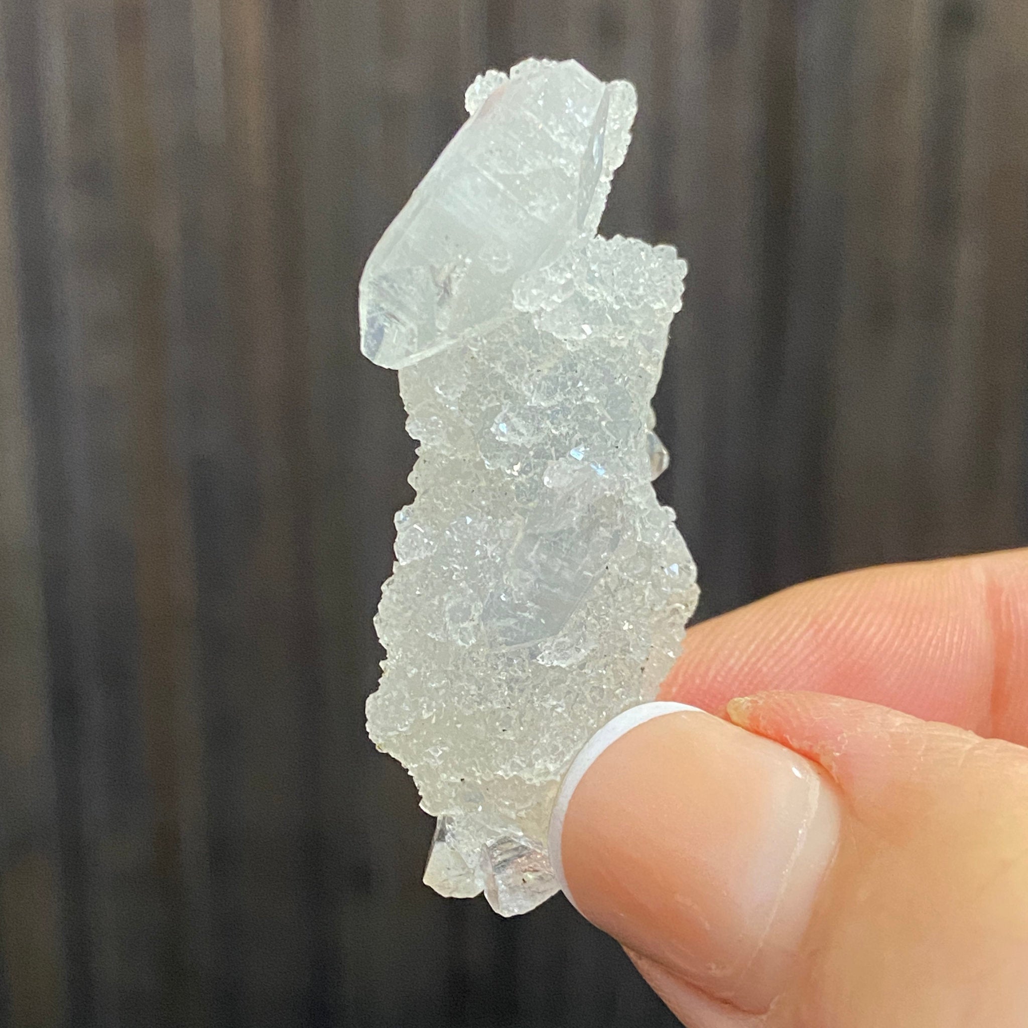 Apophyllite Cluster - India - Castle Rocks Cornwall