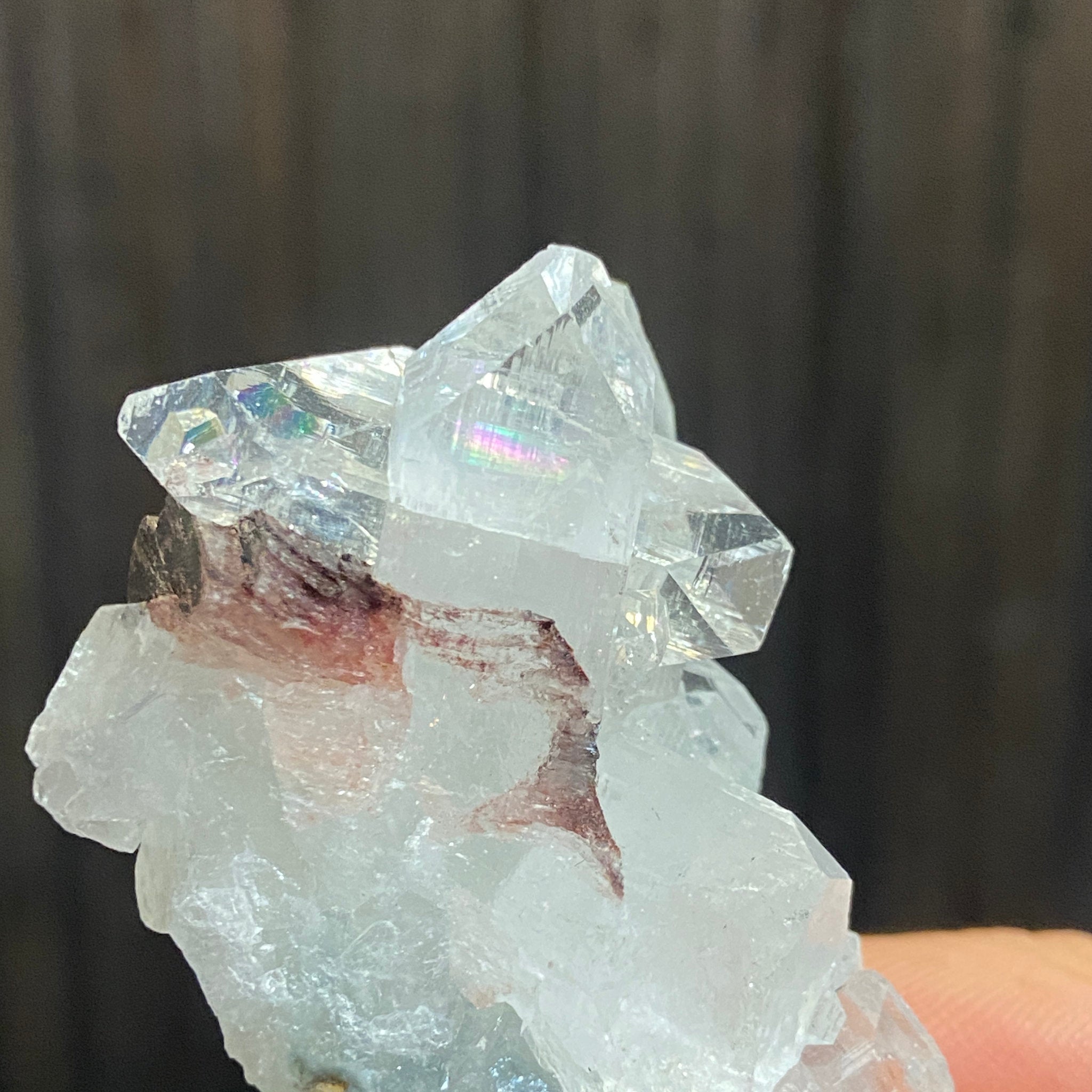 Apophyllite Cluster - India - Castle Rocks Cornwall