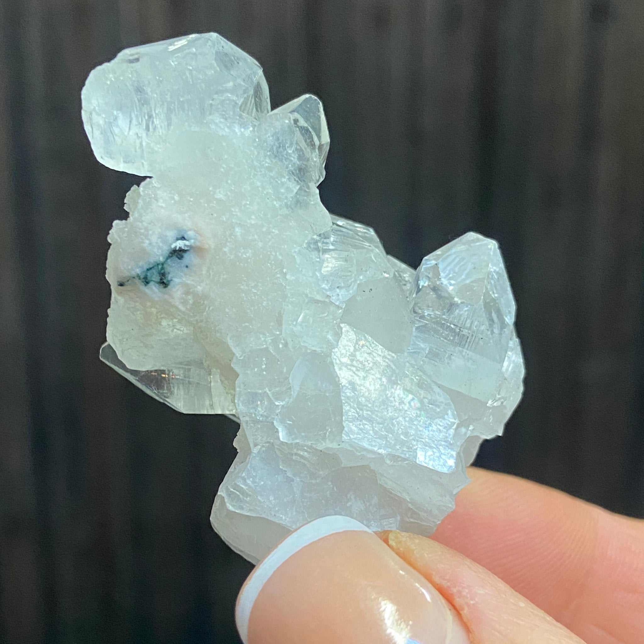 Apophyllite Cluster - India - Castle Rocks Cornwall