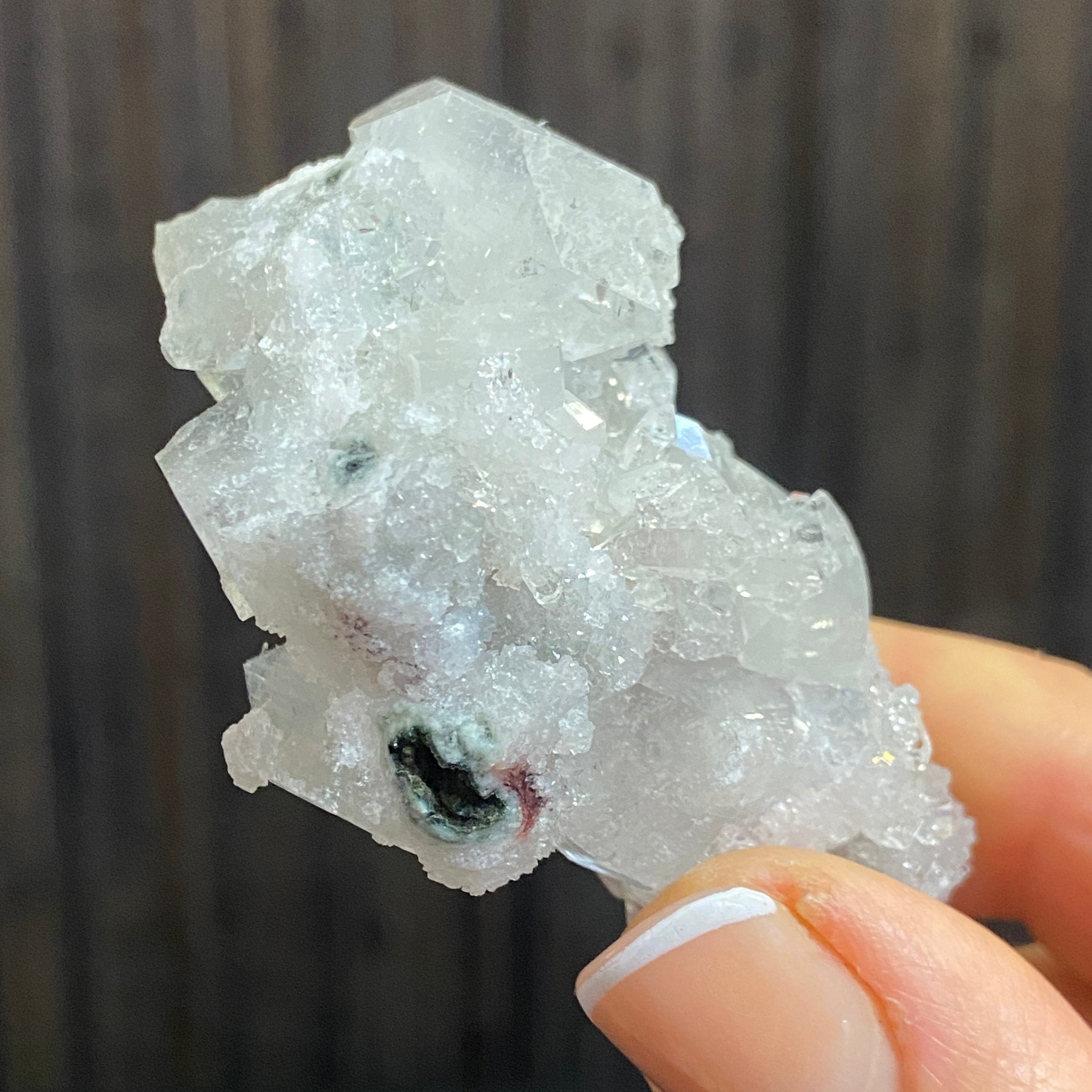 Apophyllite Cluster - India - Castle Rocks Cornwall