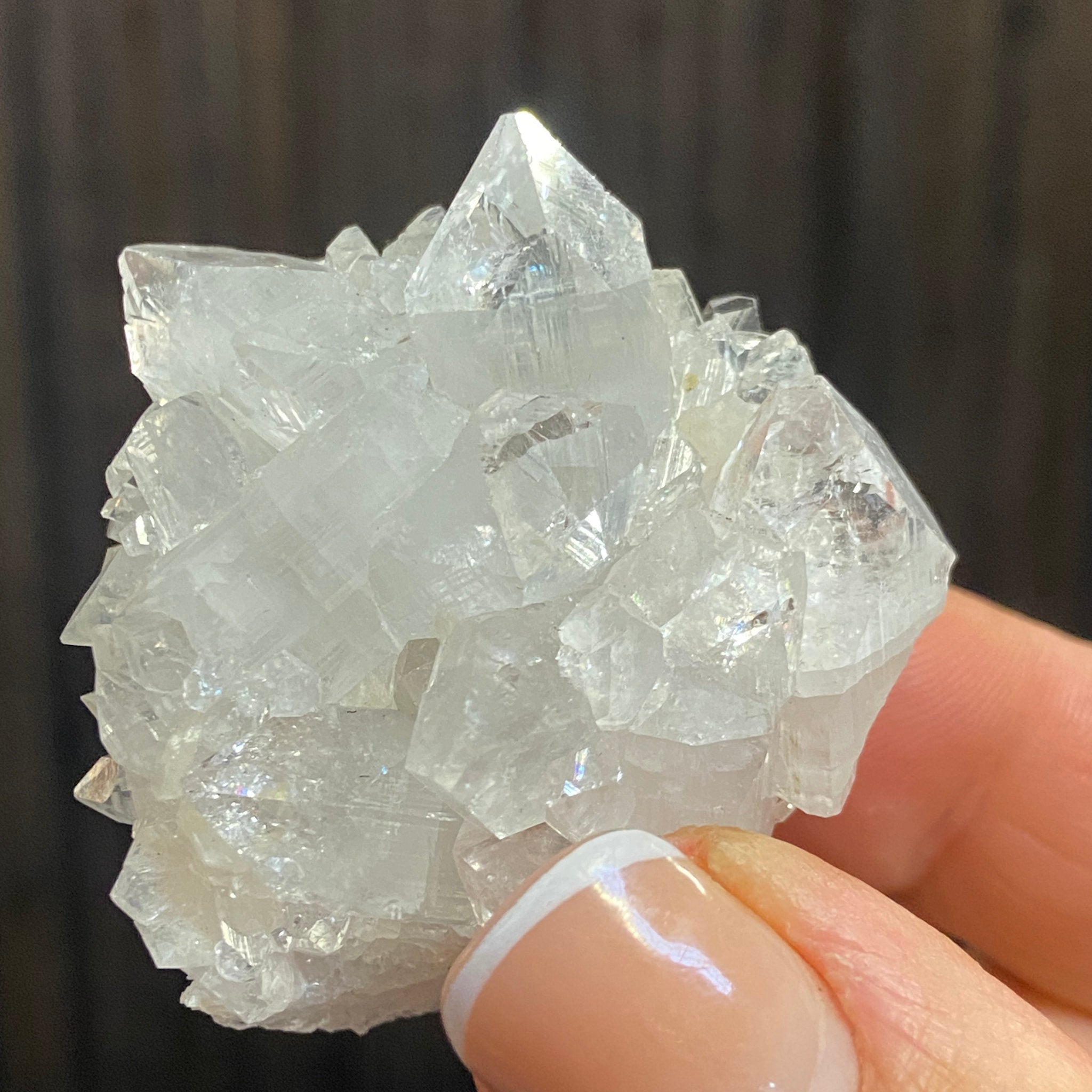 Apophyllite Cluster - India - Castle Rocks Cornwall