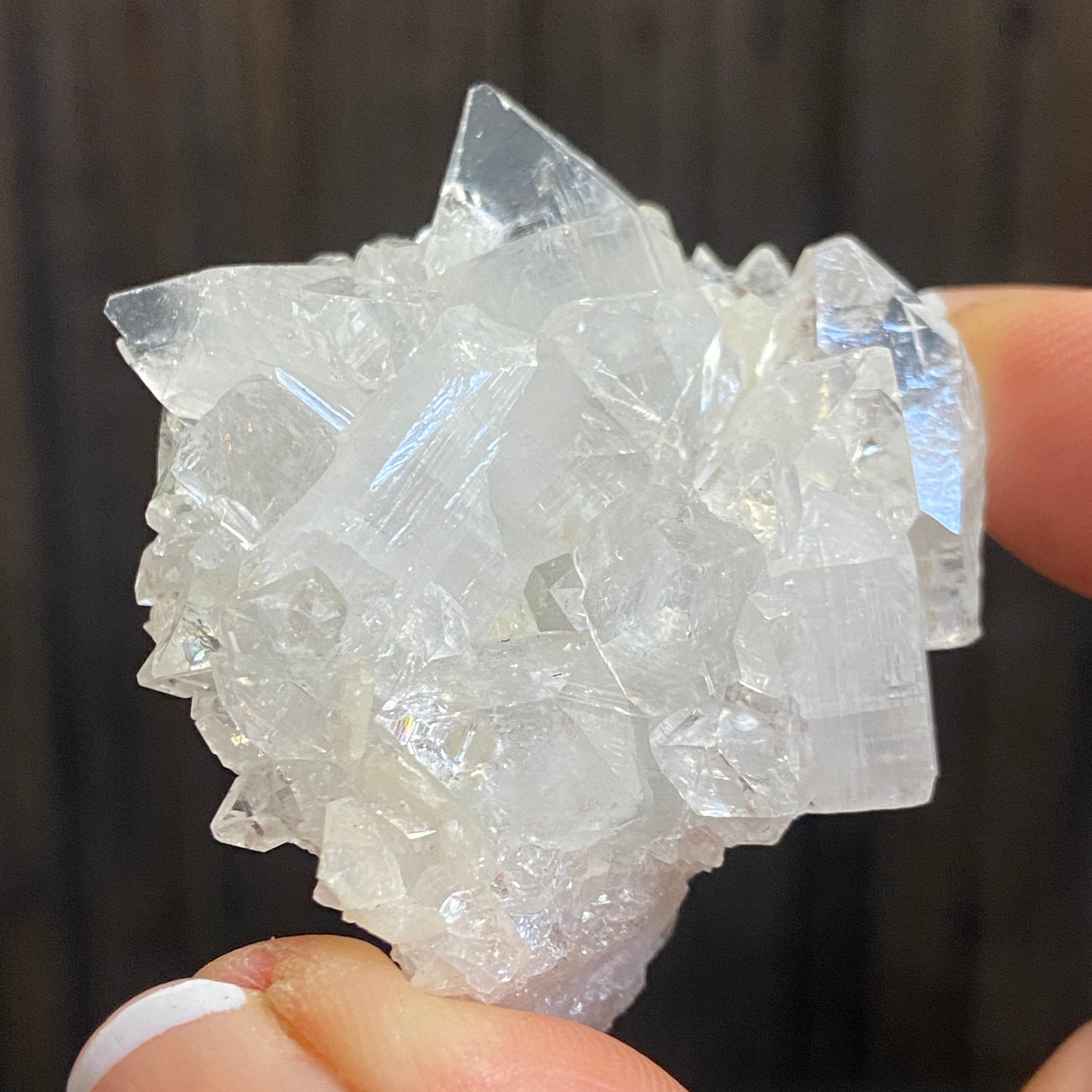 Apophyllite Cluster - India - Castle Rocks Cornwall