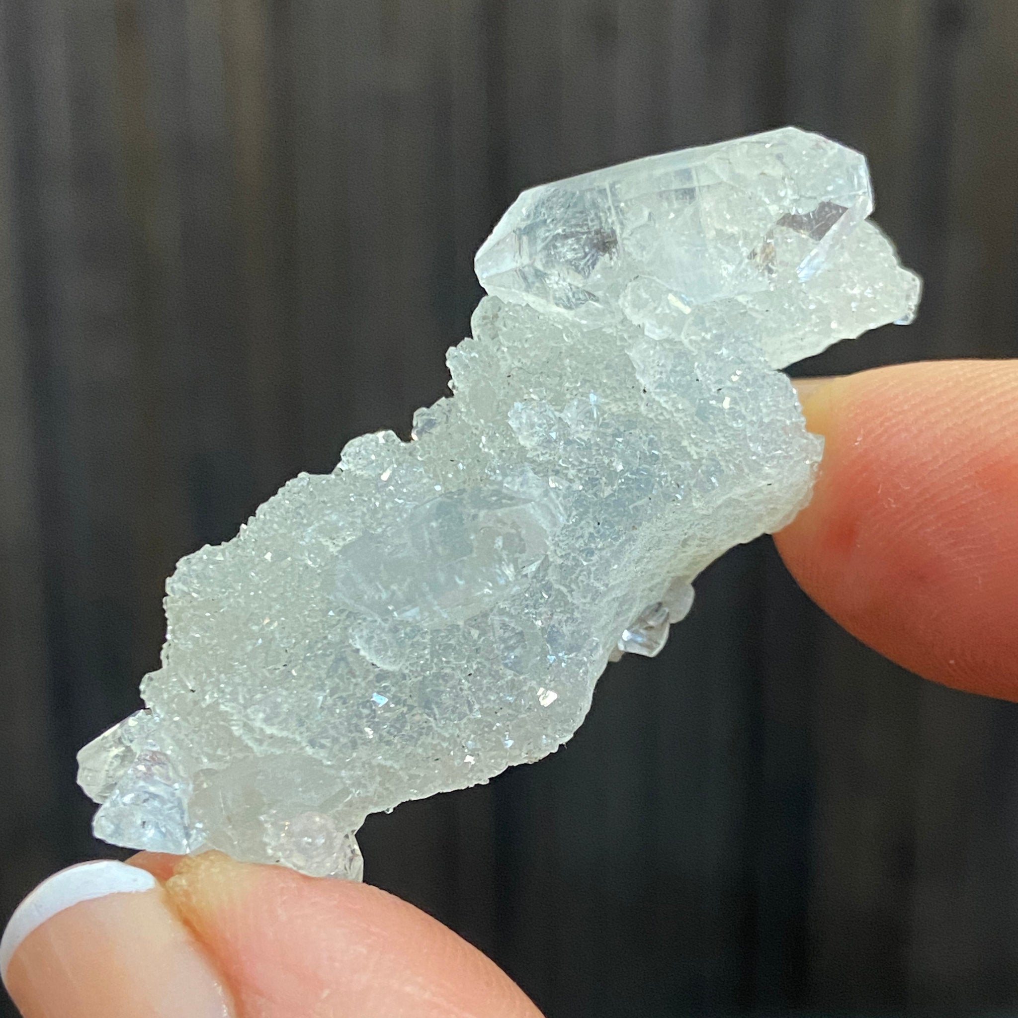Apophyllite Cluster - India - Castle Rocks Cornwall