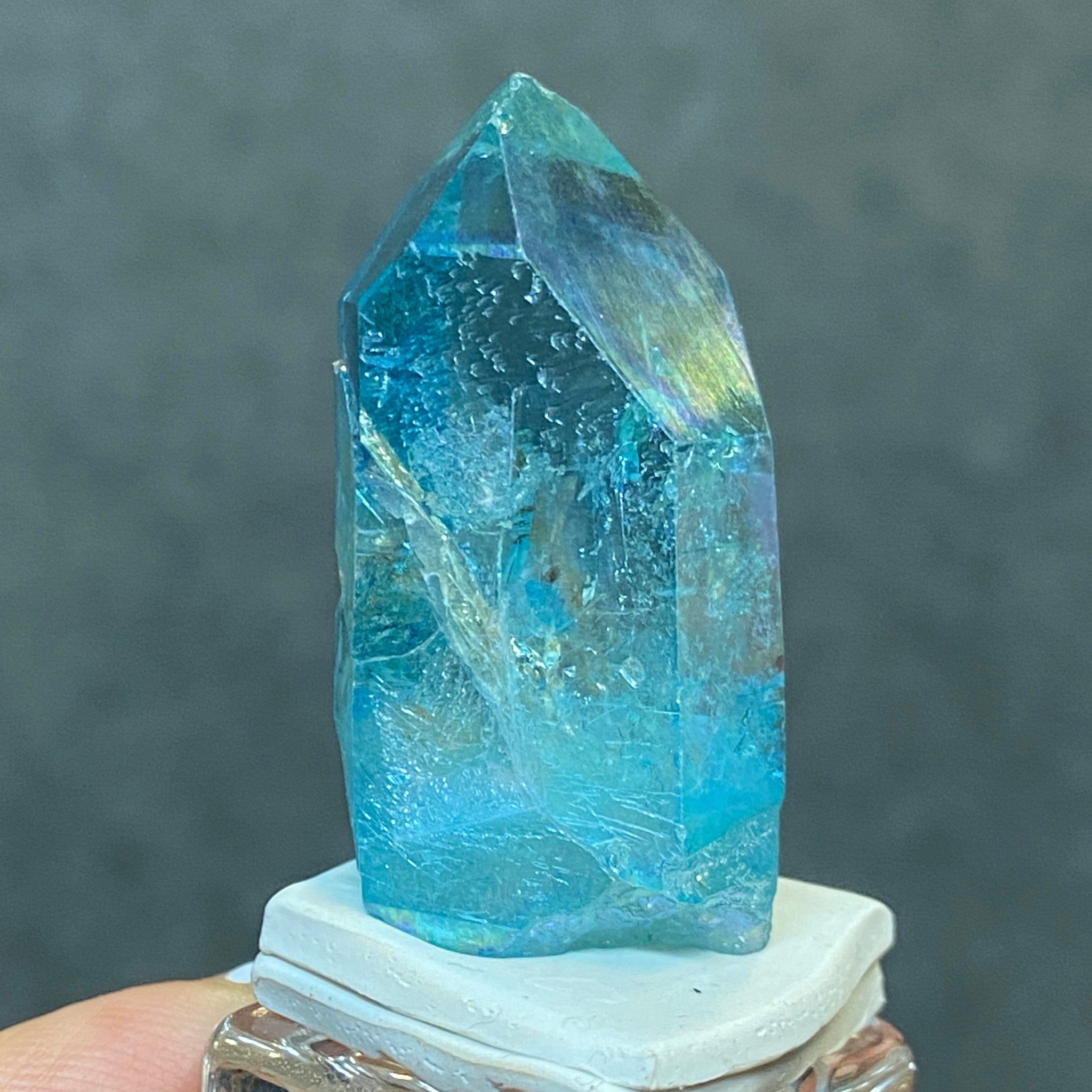 Aqua Aura Starbrary Quartz – Brazil - Castle Rocks Cornwall