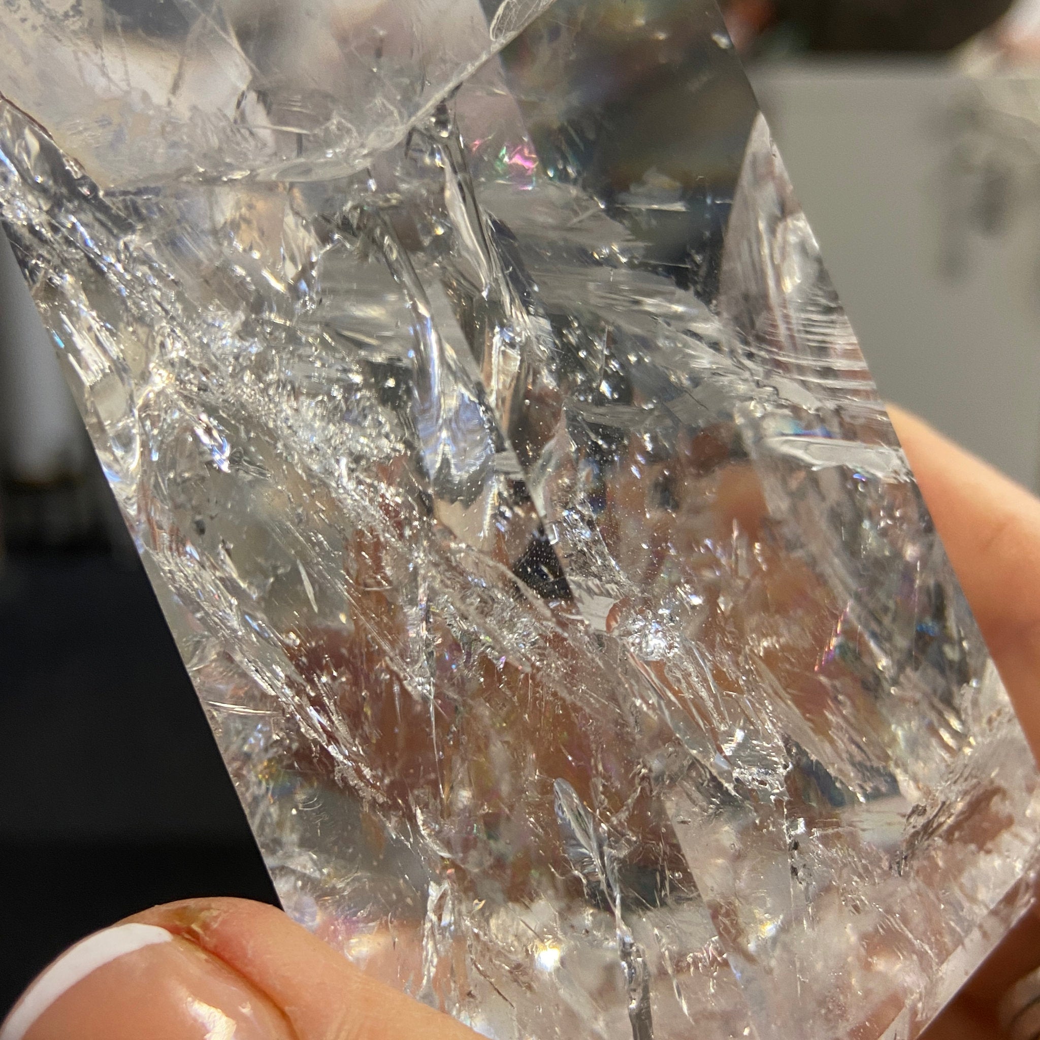 Clear Quartz Generator Tower – Brazil - Castle Rocks Cornwall