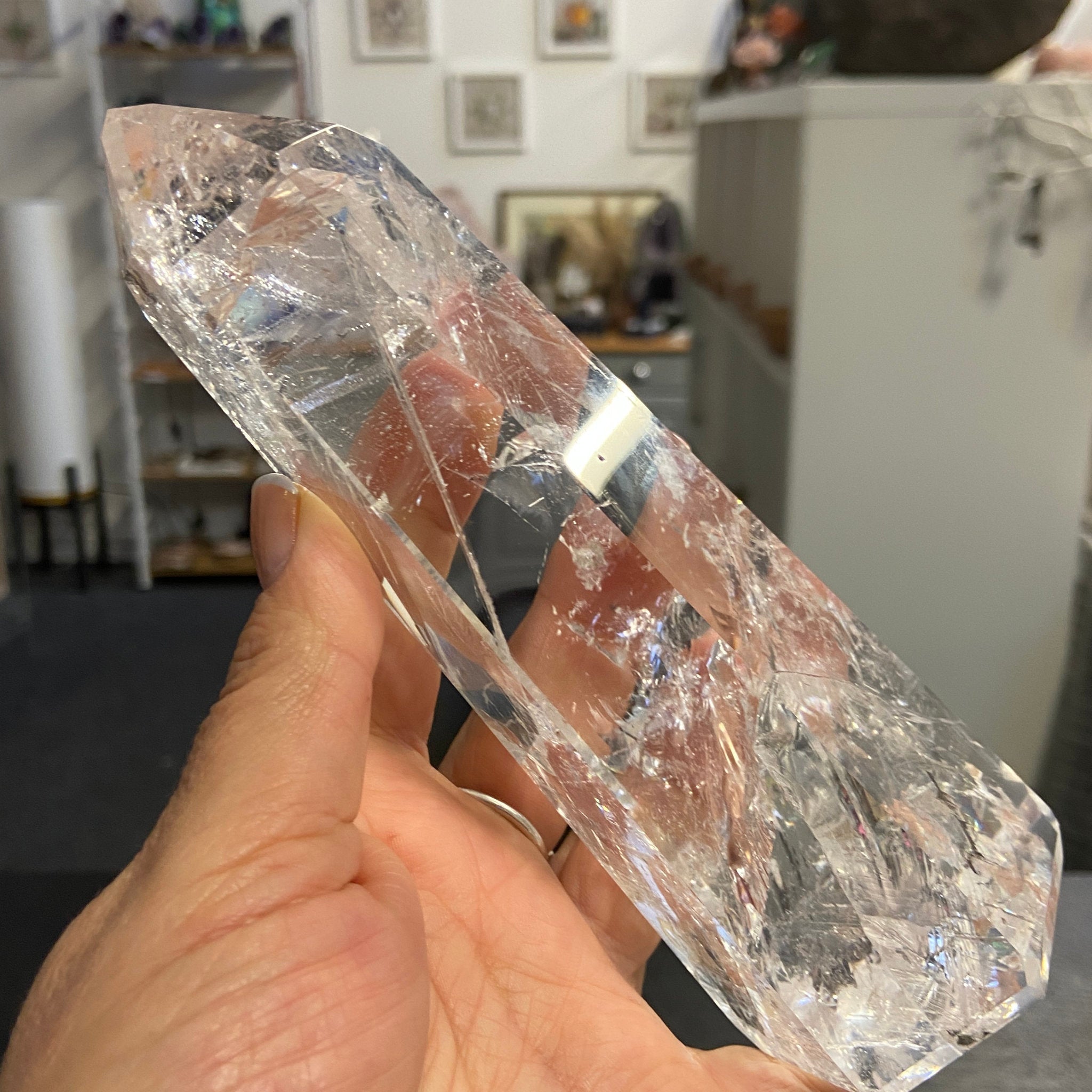 Clear Quartz Generator Tower – Brazil - Castle Rocks Cornwall