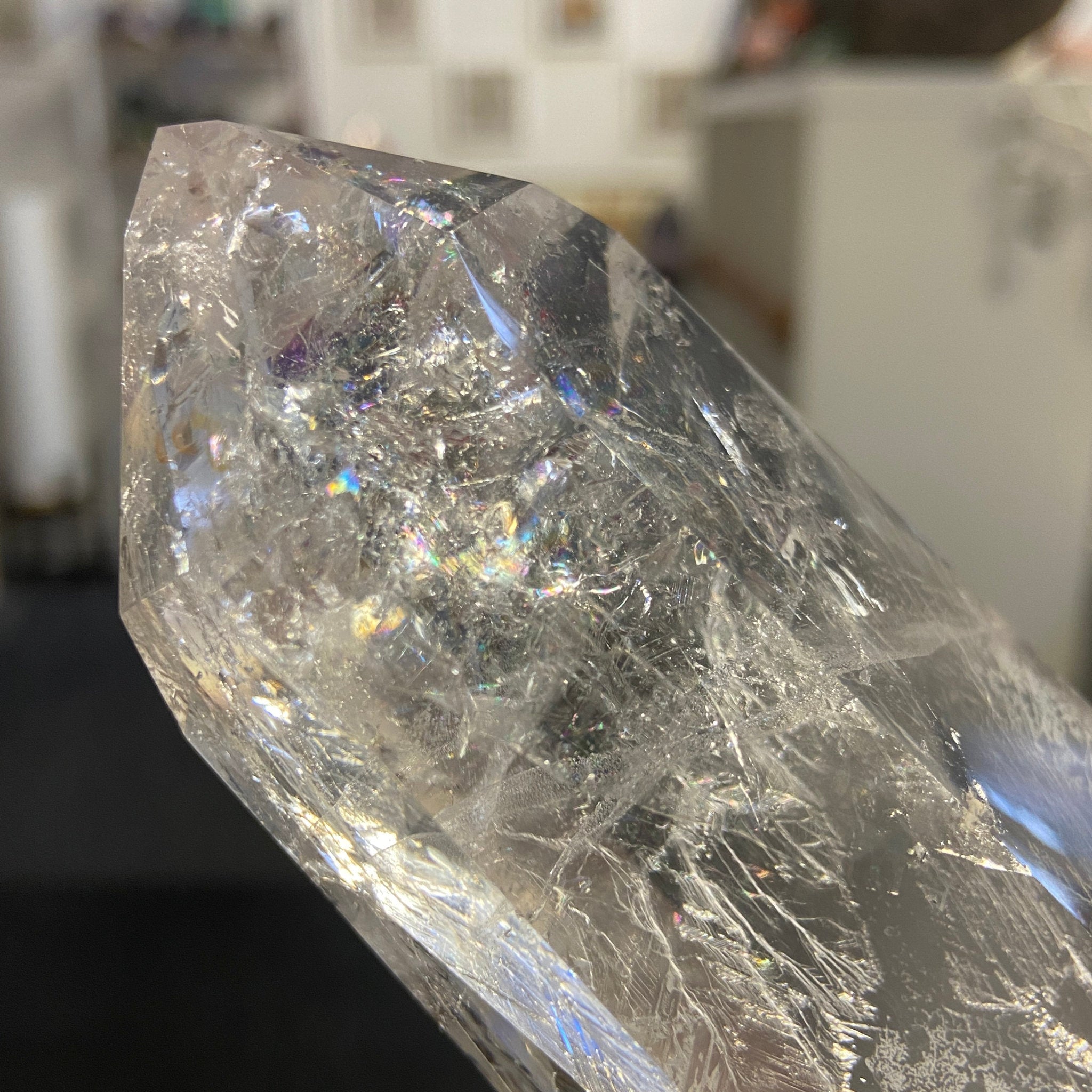 Clear Quartz Generator Tower – Brazil - Castle Rocks Cornwall