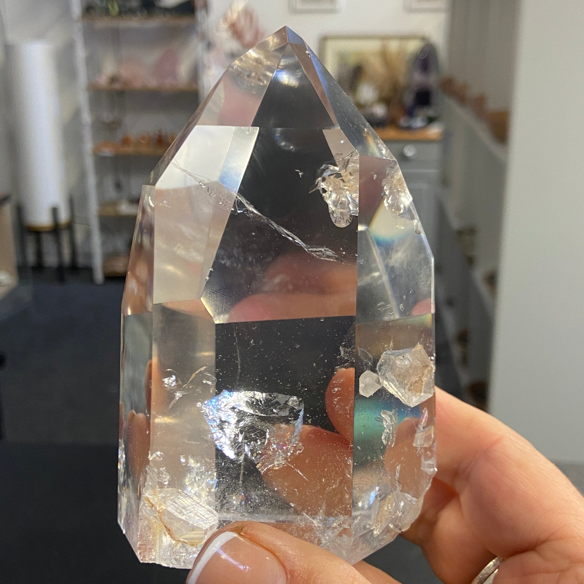 Clear Quartz Manifestation Tower – Brazil - Castle Rocks Cornwall