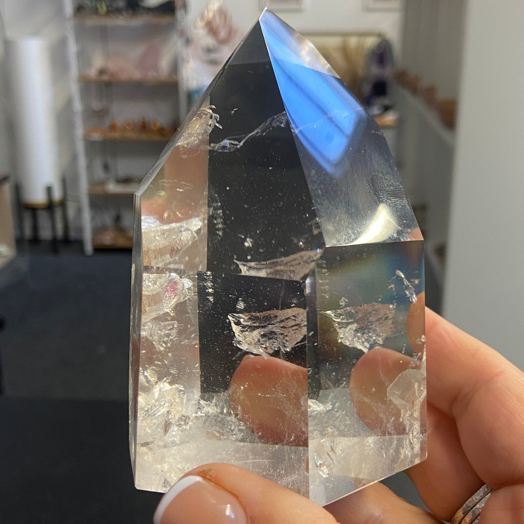 Clear Quartz Manifestation Tower – Brazil - Castle Rocks Cornwall