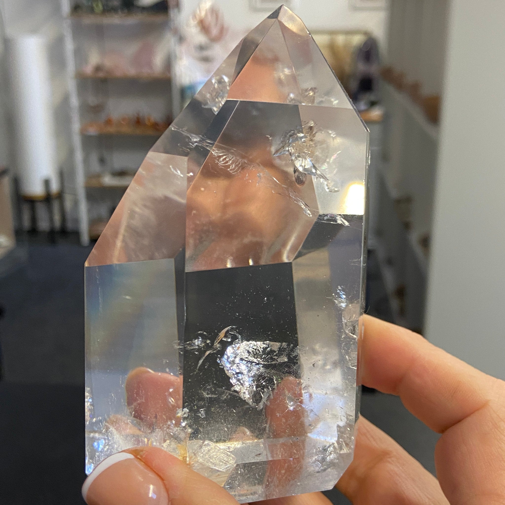 Clear Quartz Manifestation Tower – Brazil - Castle Rocks Cornwall