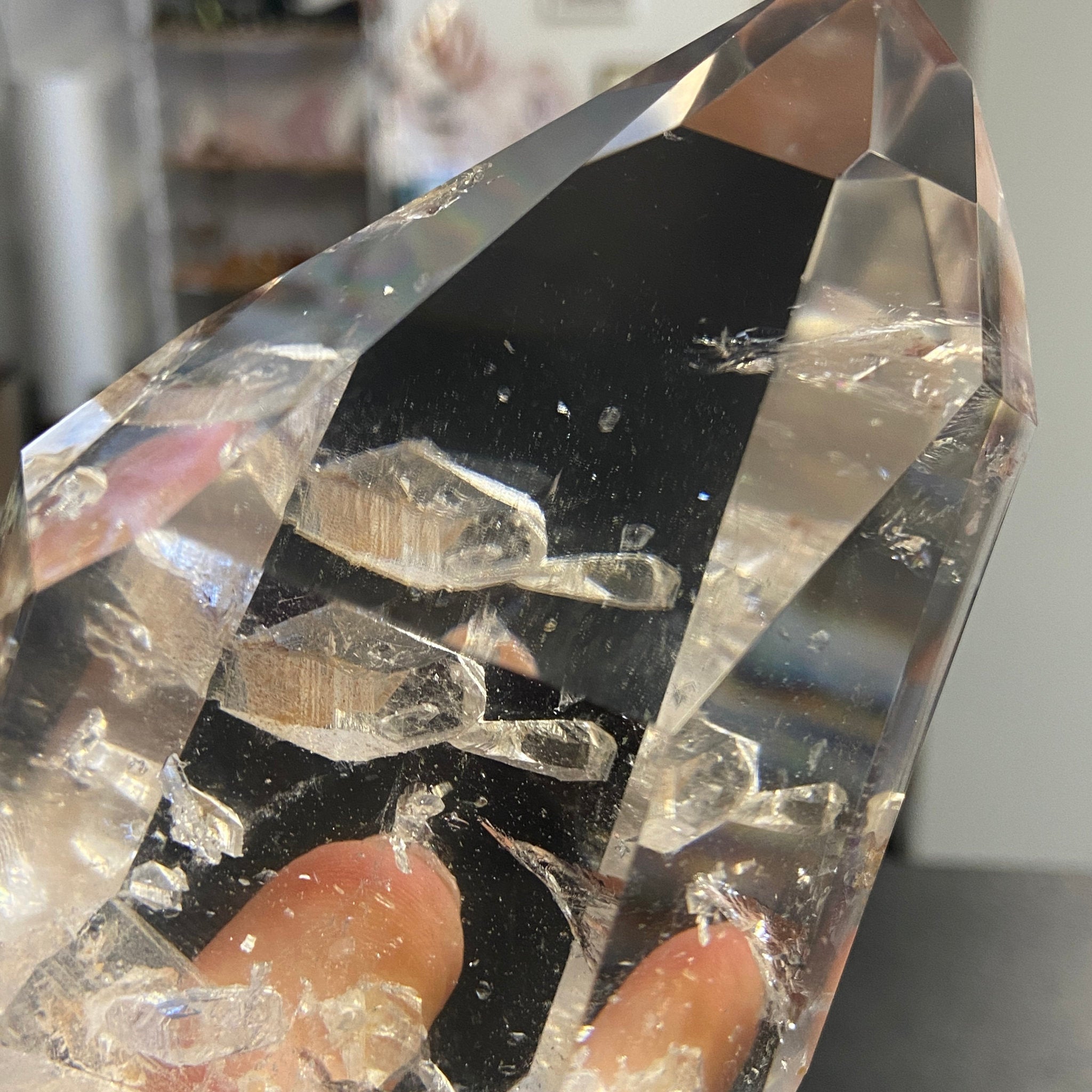 Clear Quartz Manifestation Tower – Brazil - Castle Rocks Cornwall