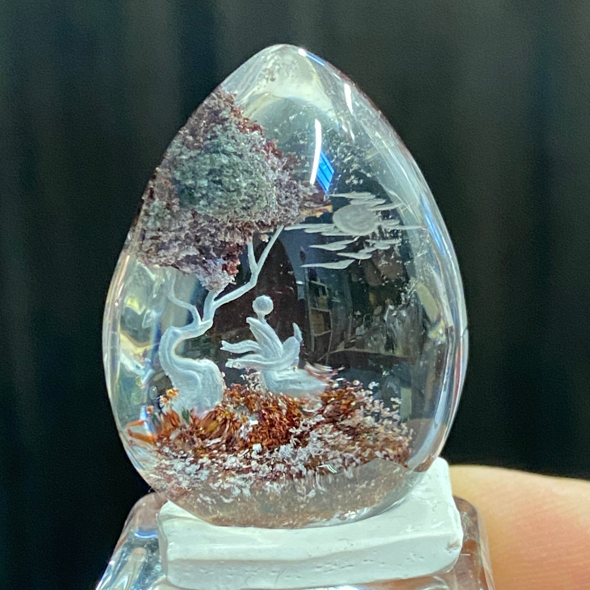 Clear Quartz Shaman Carving – Spirit Being - Castle Rocks Cornwall