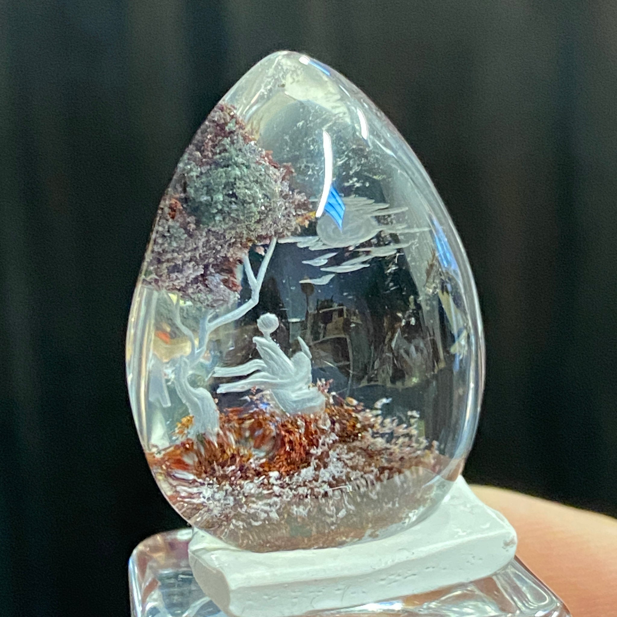 Clear Quartz Shaman Carving – Spirit Being - Castle Rocks Cornwall