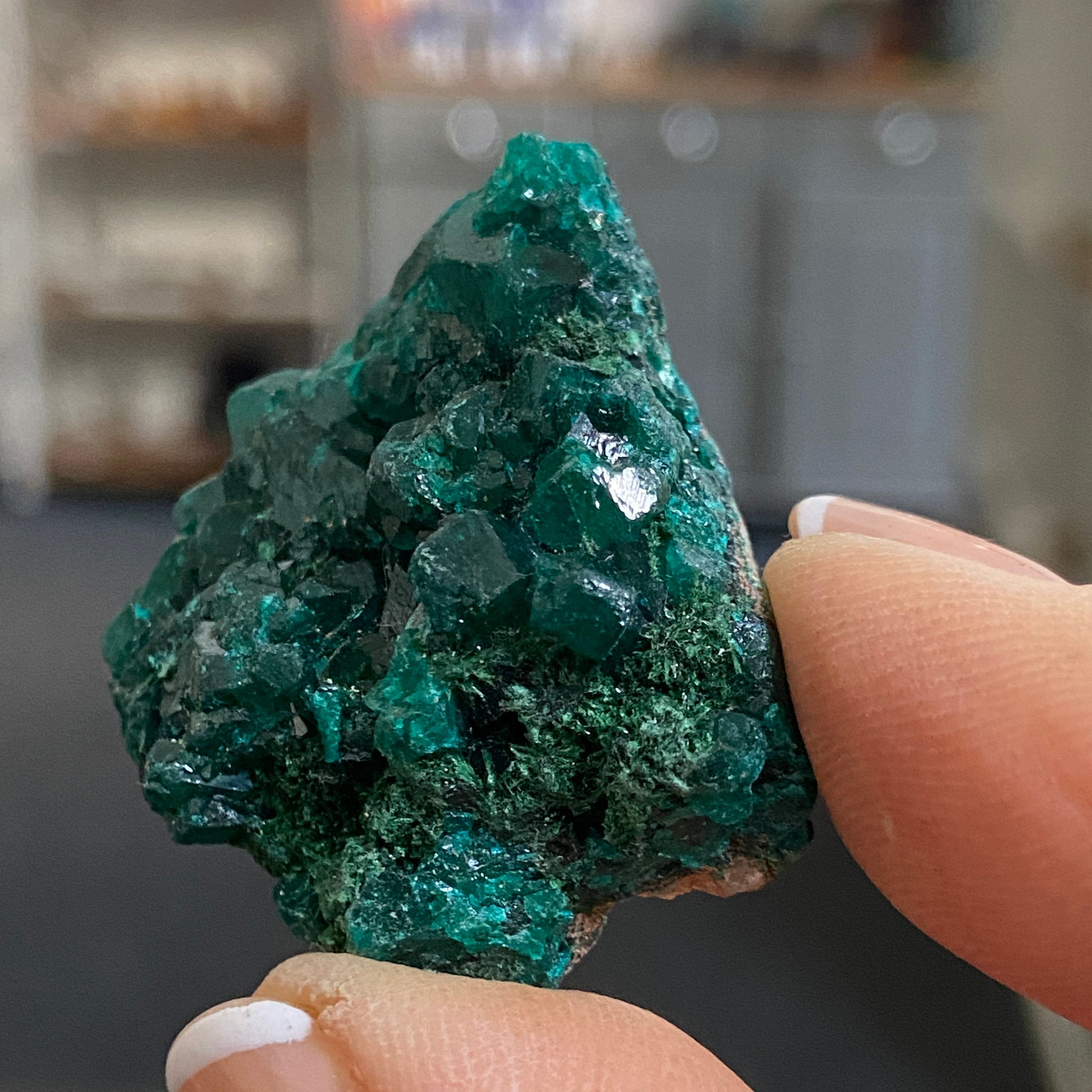 Dioptase – Morocco - Castle Rocks Cornwall