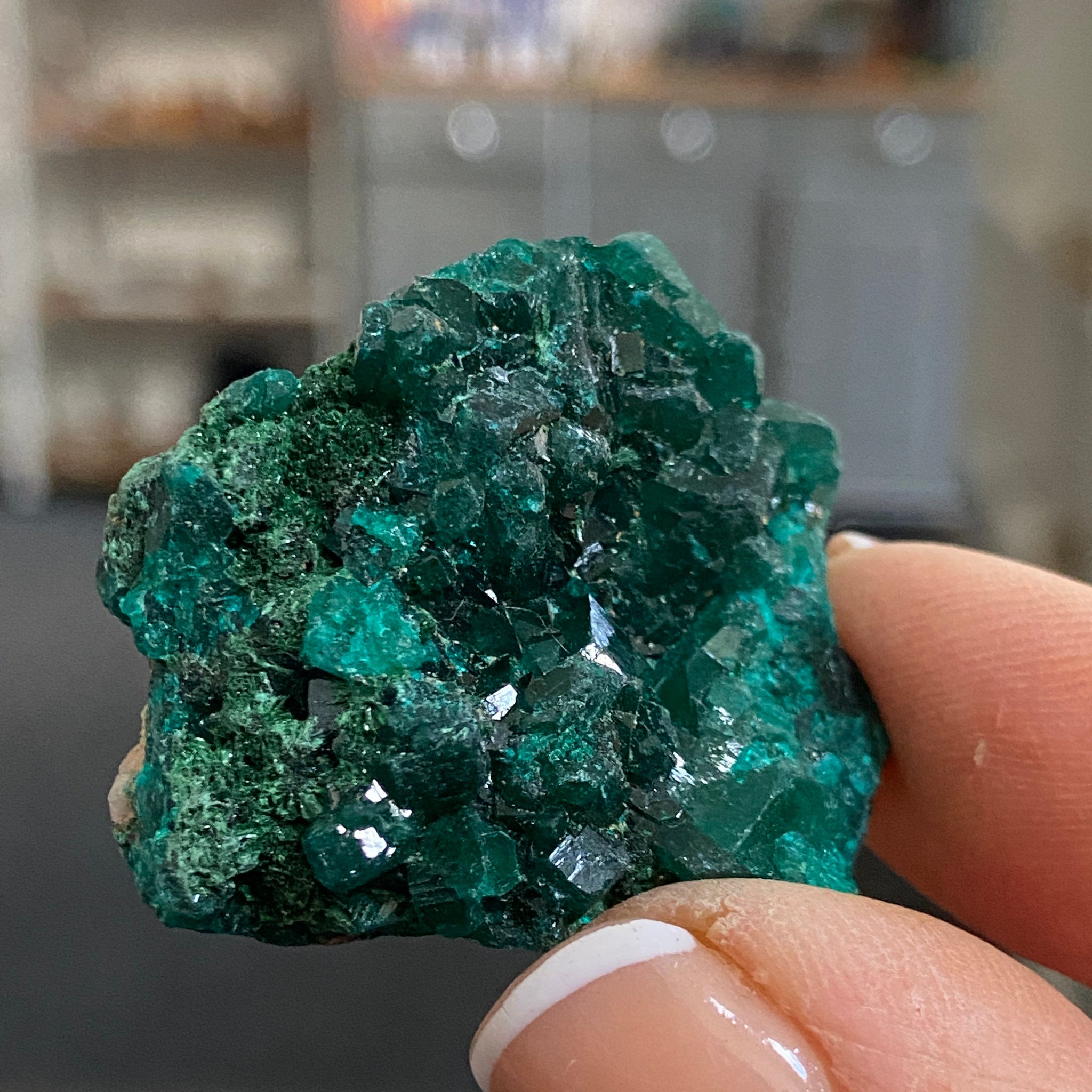 Dioptase – Morocco - Castle Rocks Cornwall