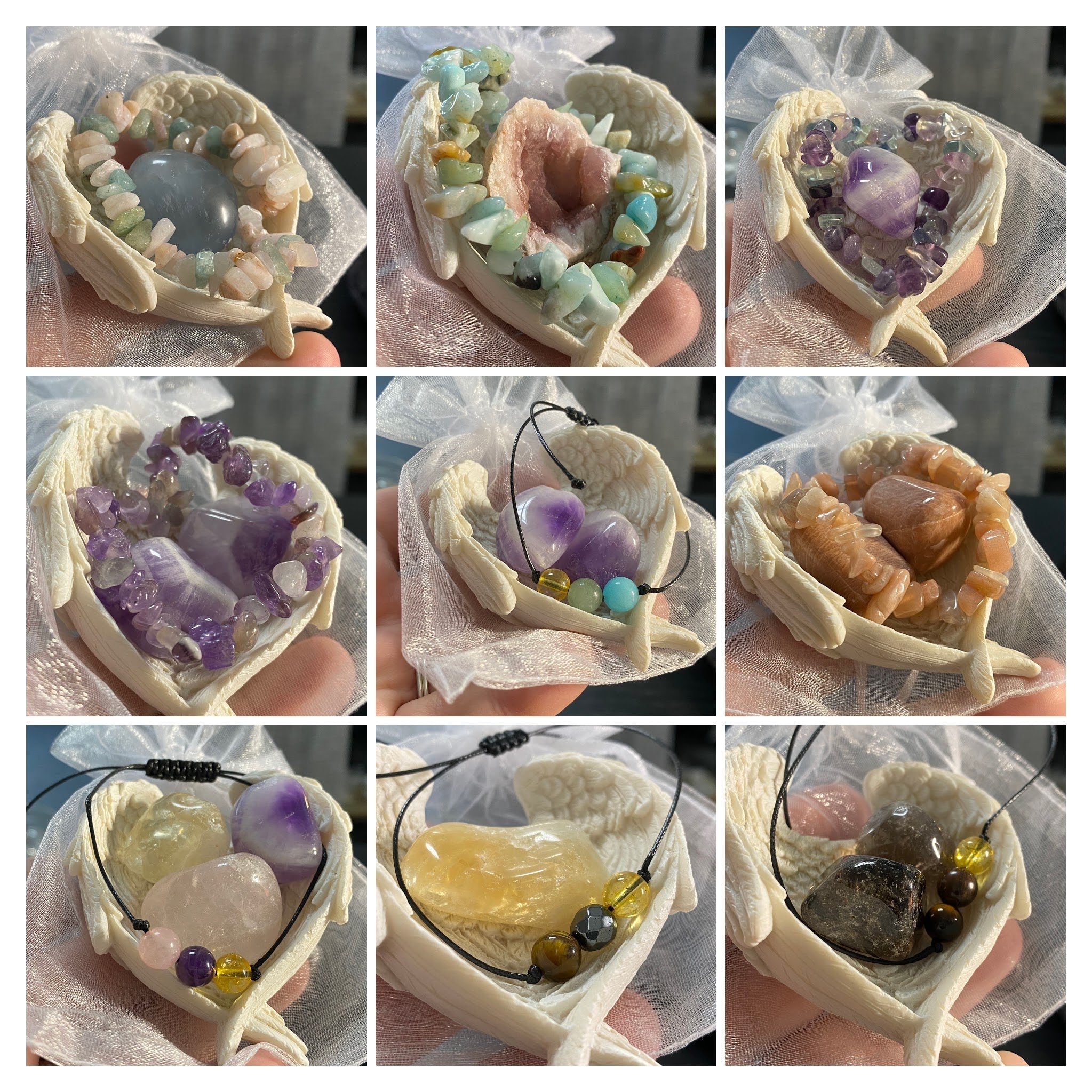 Gem Stone Bracelet Gift Sets