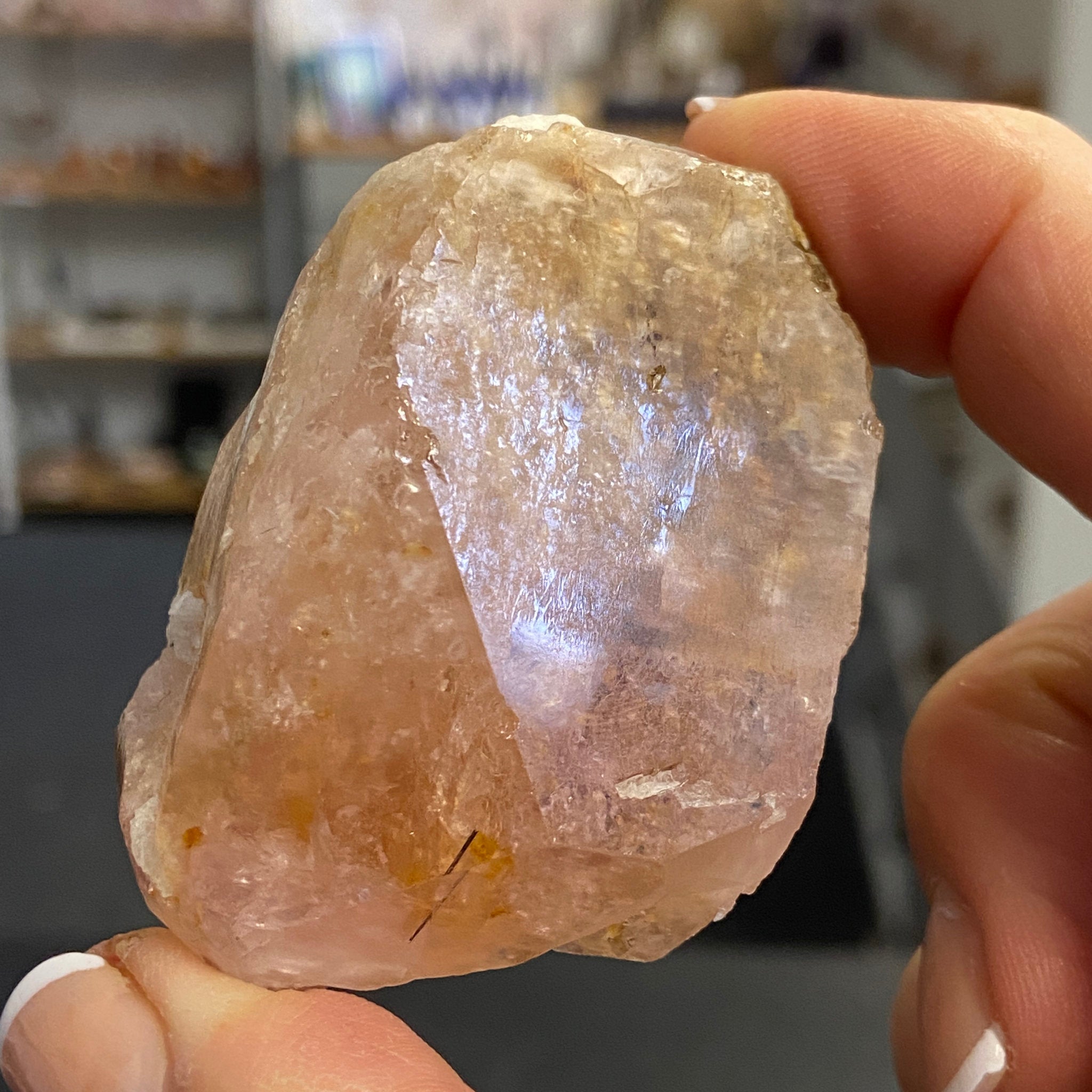 Golden Healer Morganite – Brazil - Castle Rocks Cornwall