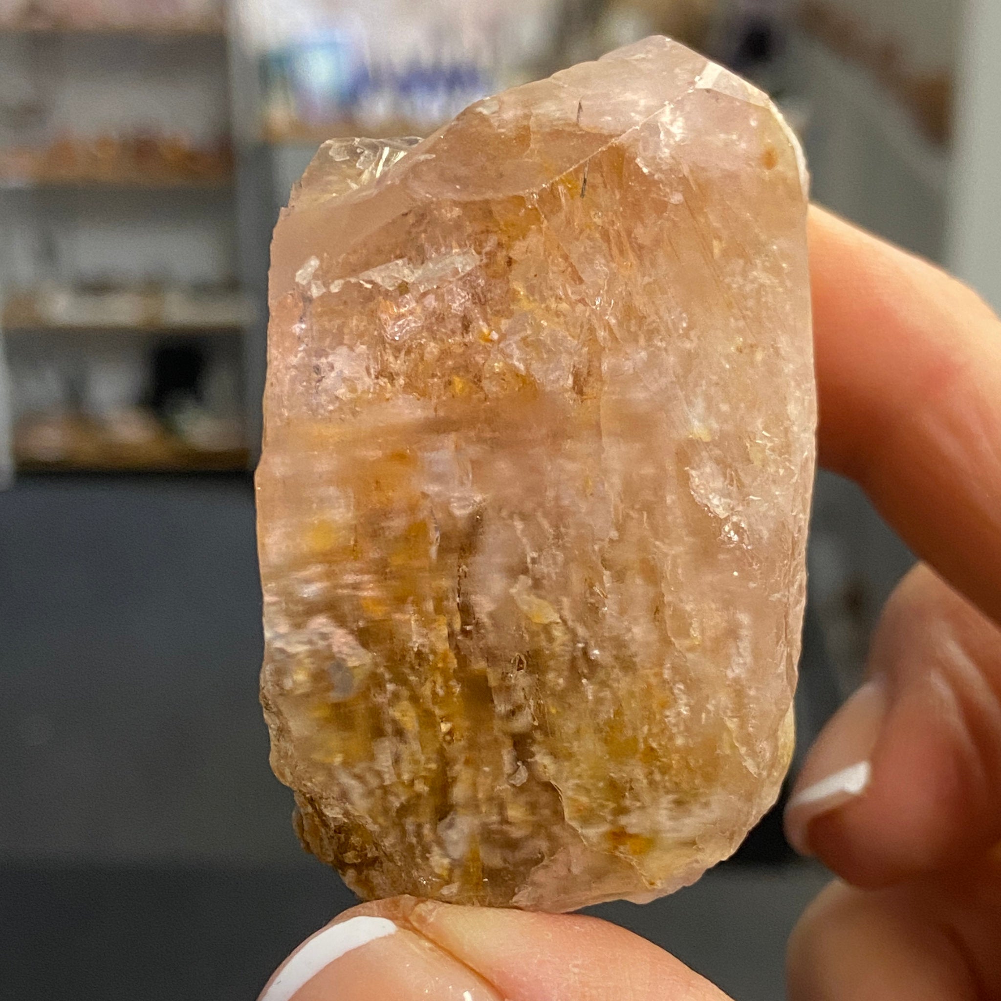 Golden Healer Morganite – Brazil - Castle Rocks Cornwall