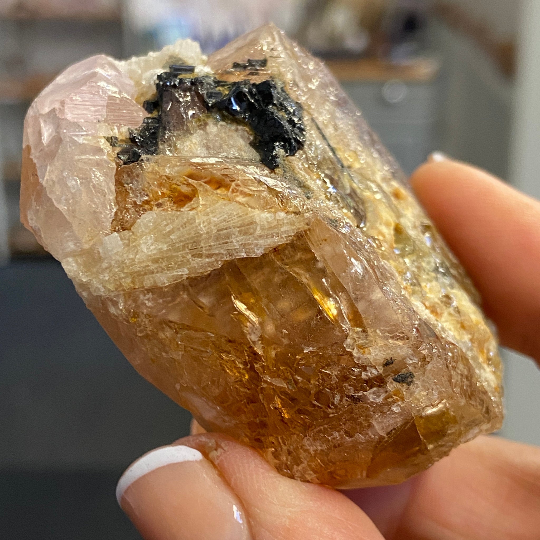 Golden Healer Morganite – Brazil - Castle Rocks Cornwall