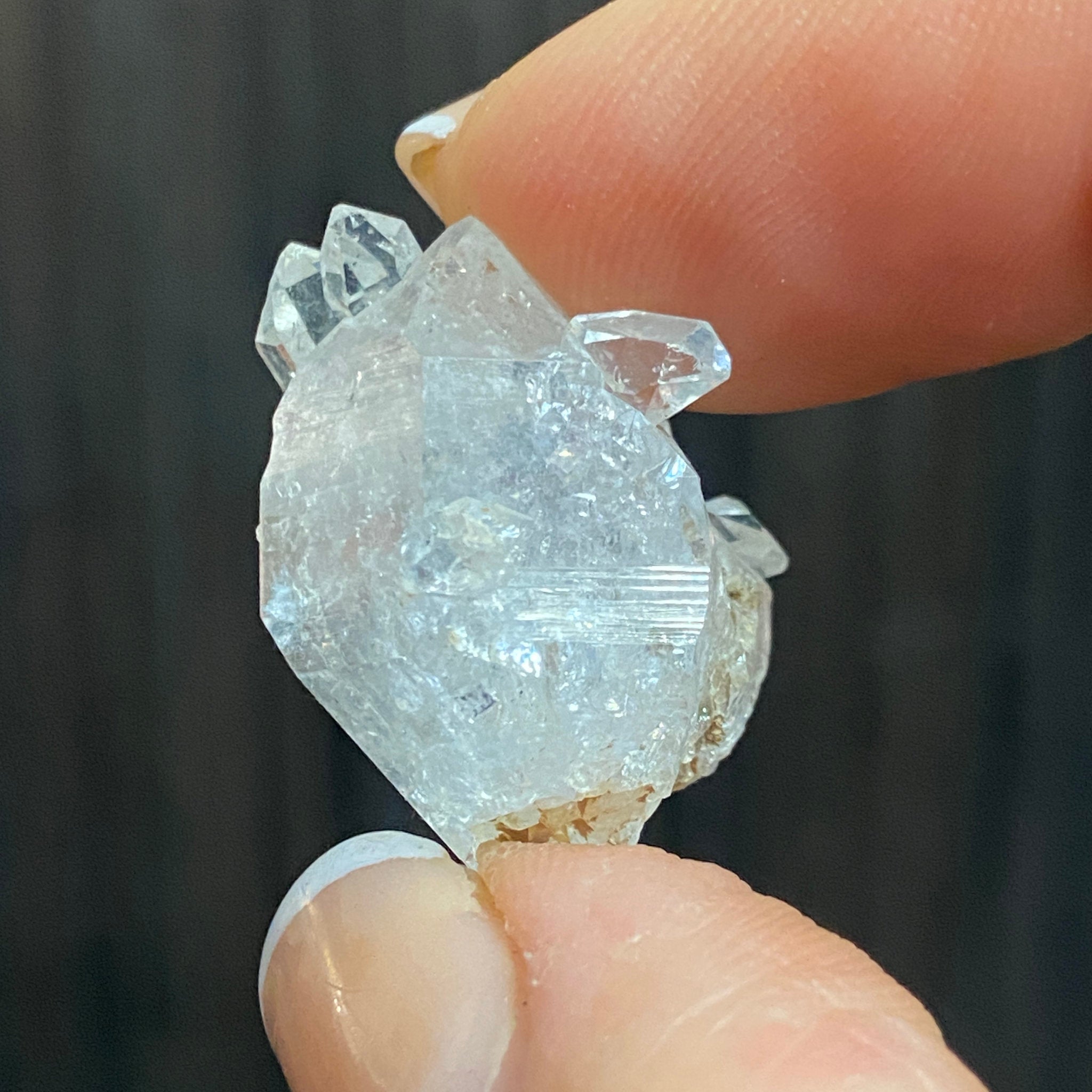 Herkimer Diamond Cluster - Herkimer County USA - Castle Rocks Cornwall