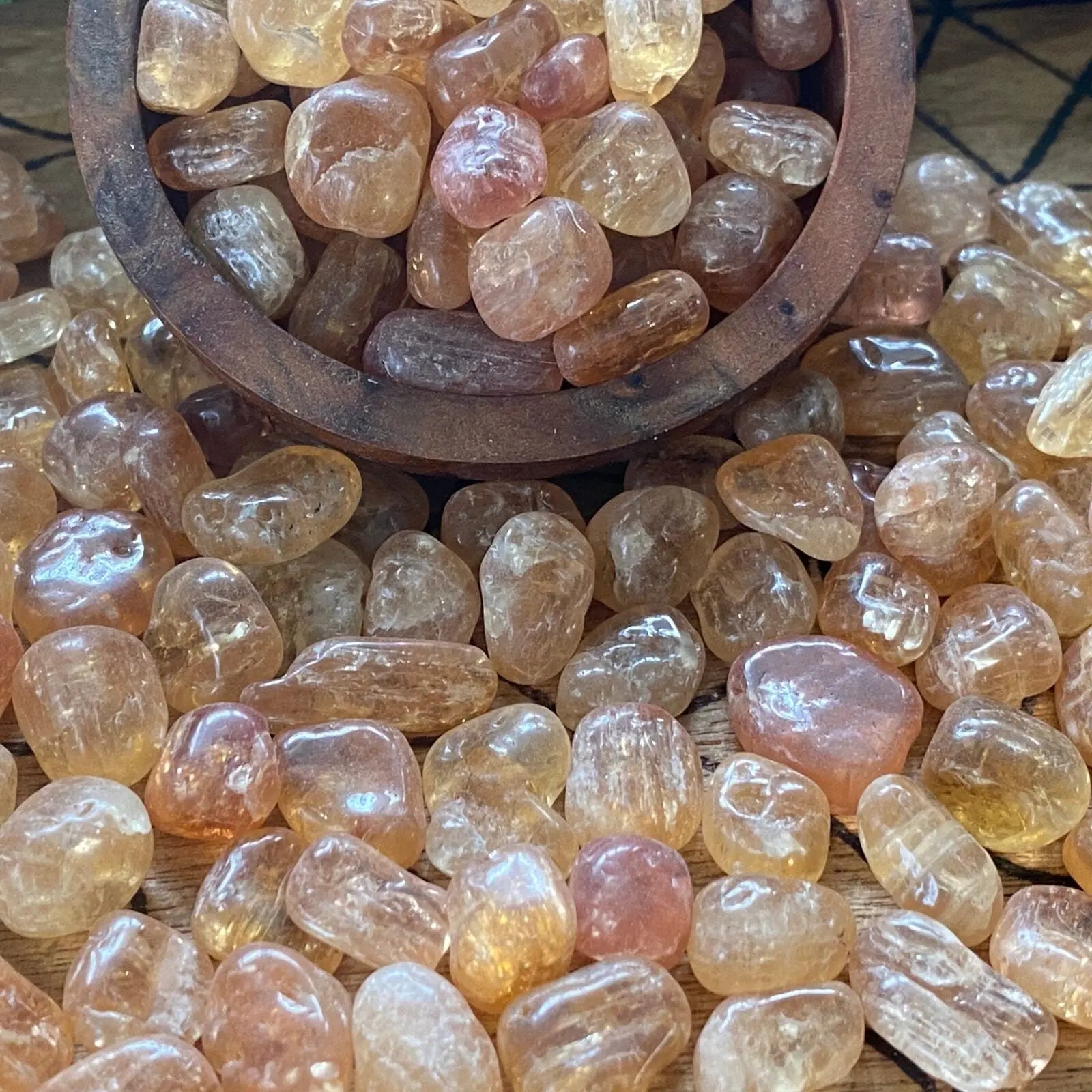 Imperial Topaz Tumble Stones Castle Rocks Cornwall