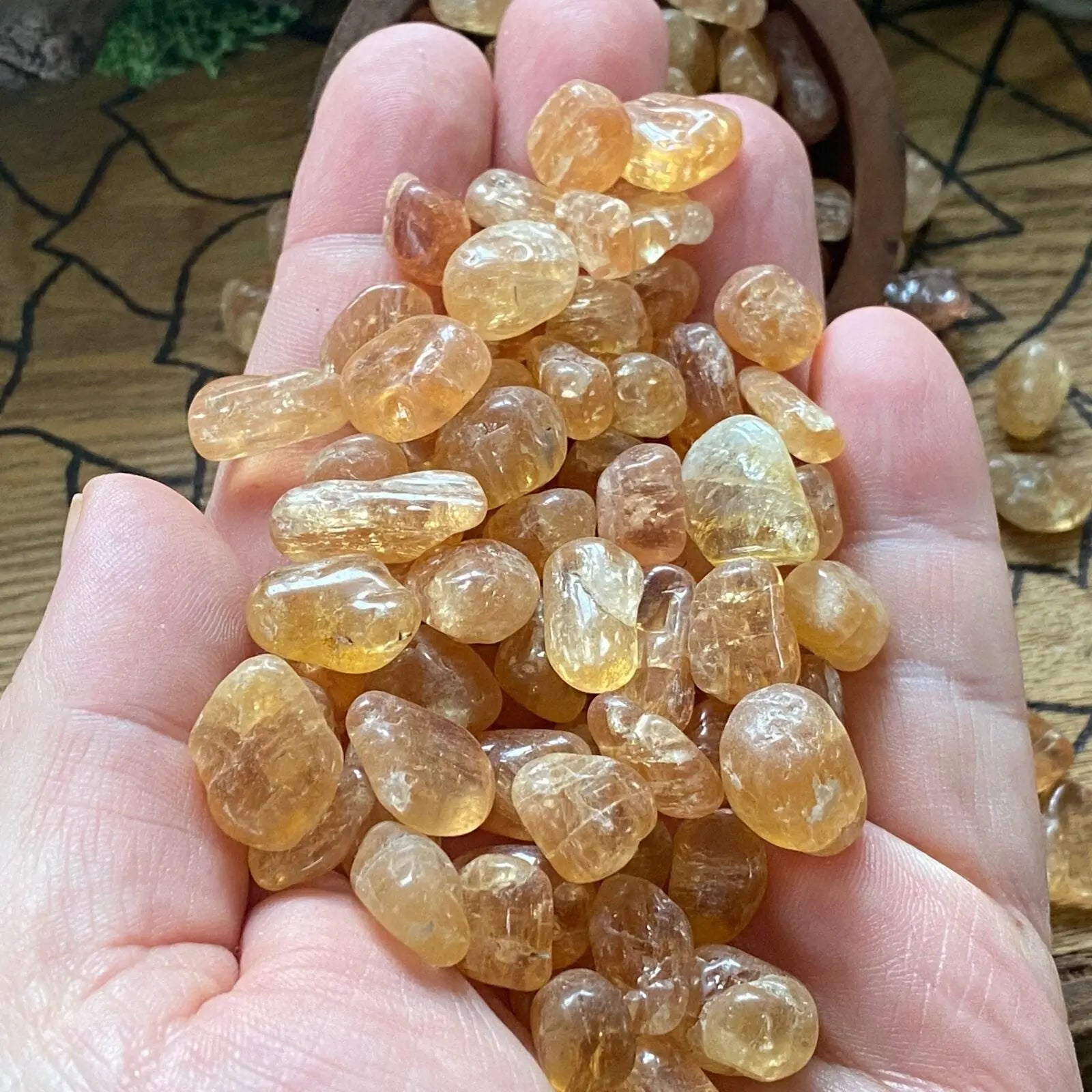 Imperial Topaz Tumble Stones Castle Rocks Cornwall