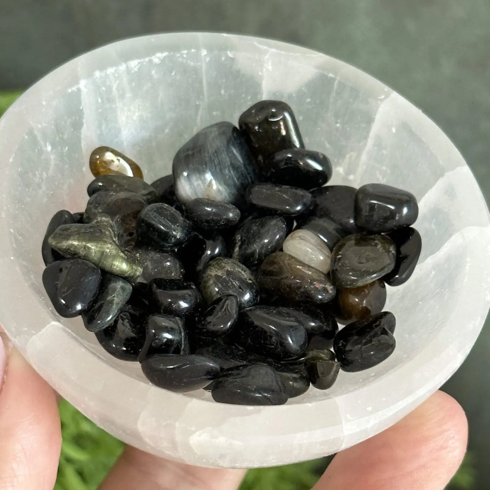 20g Mixed Tourmaline tumbled stones Castle Rocks Cornwall