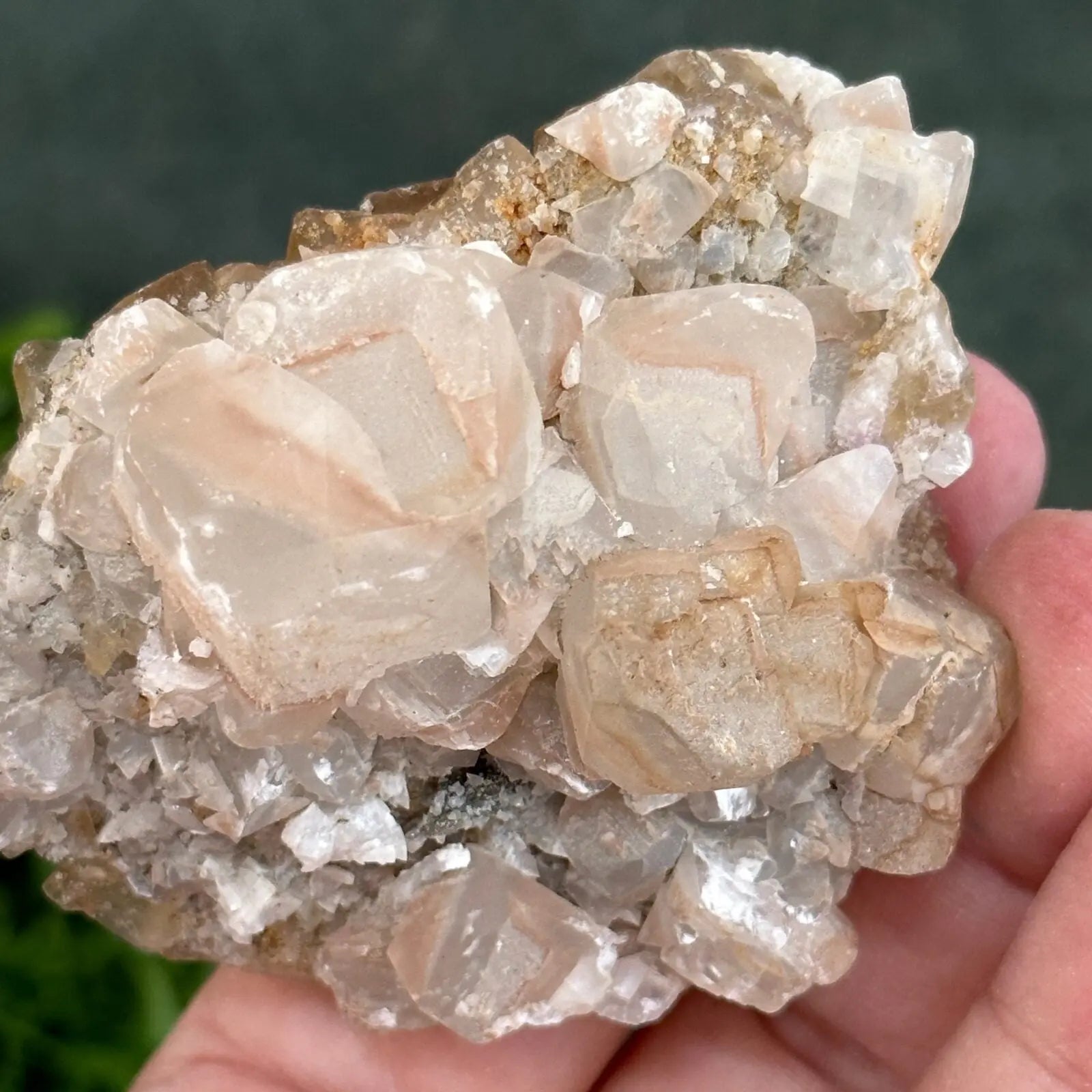 Golden Fluorite cluster Castle Rocks Cornwall