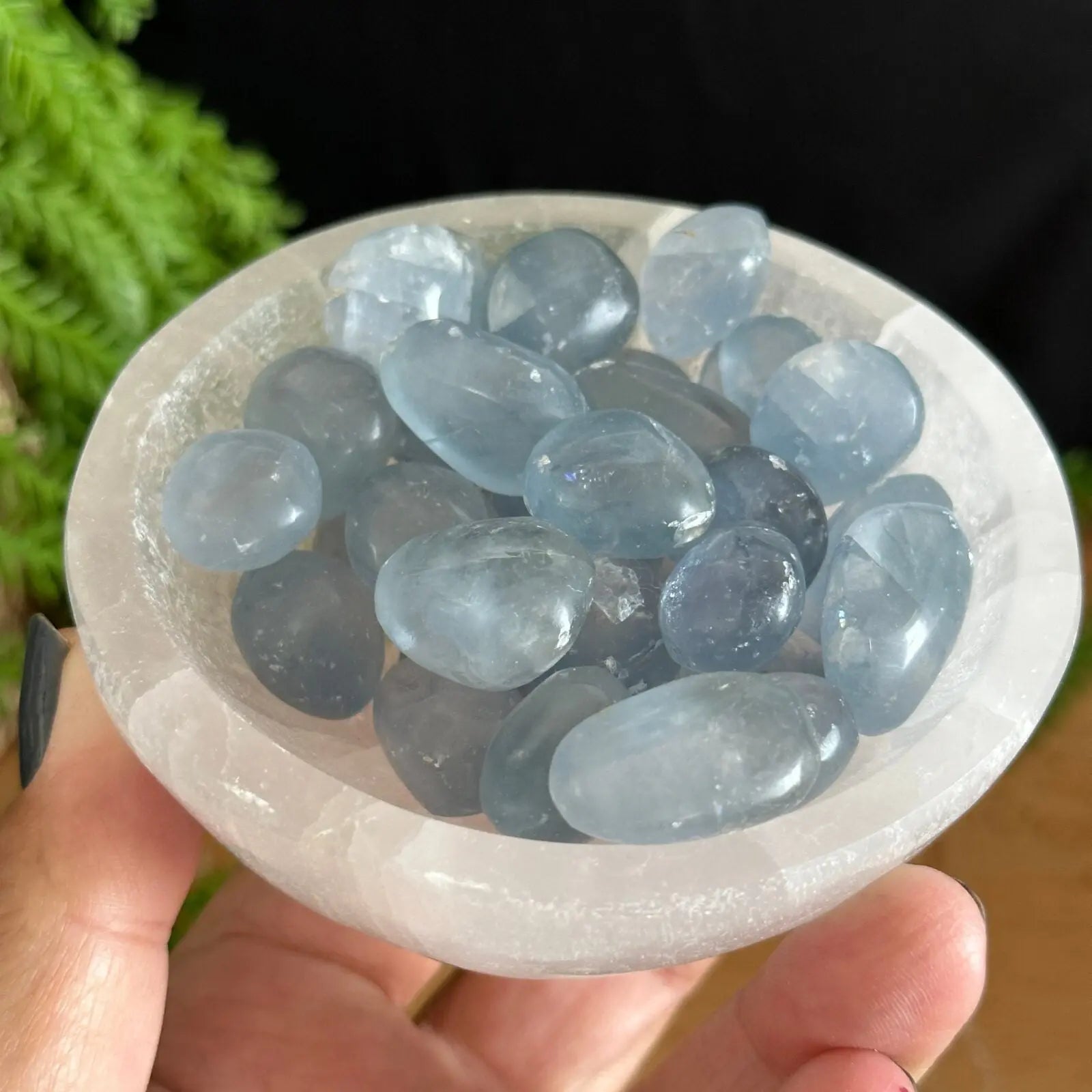 Celestite Tumbled Stones Castle Rocks Cornwall