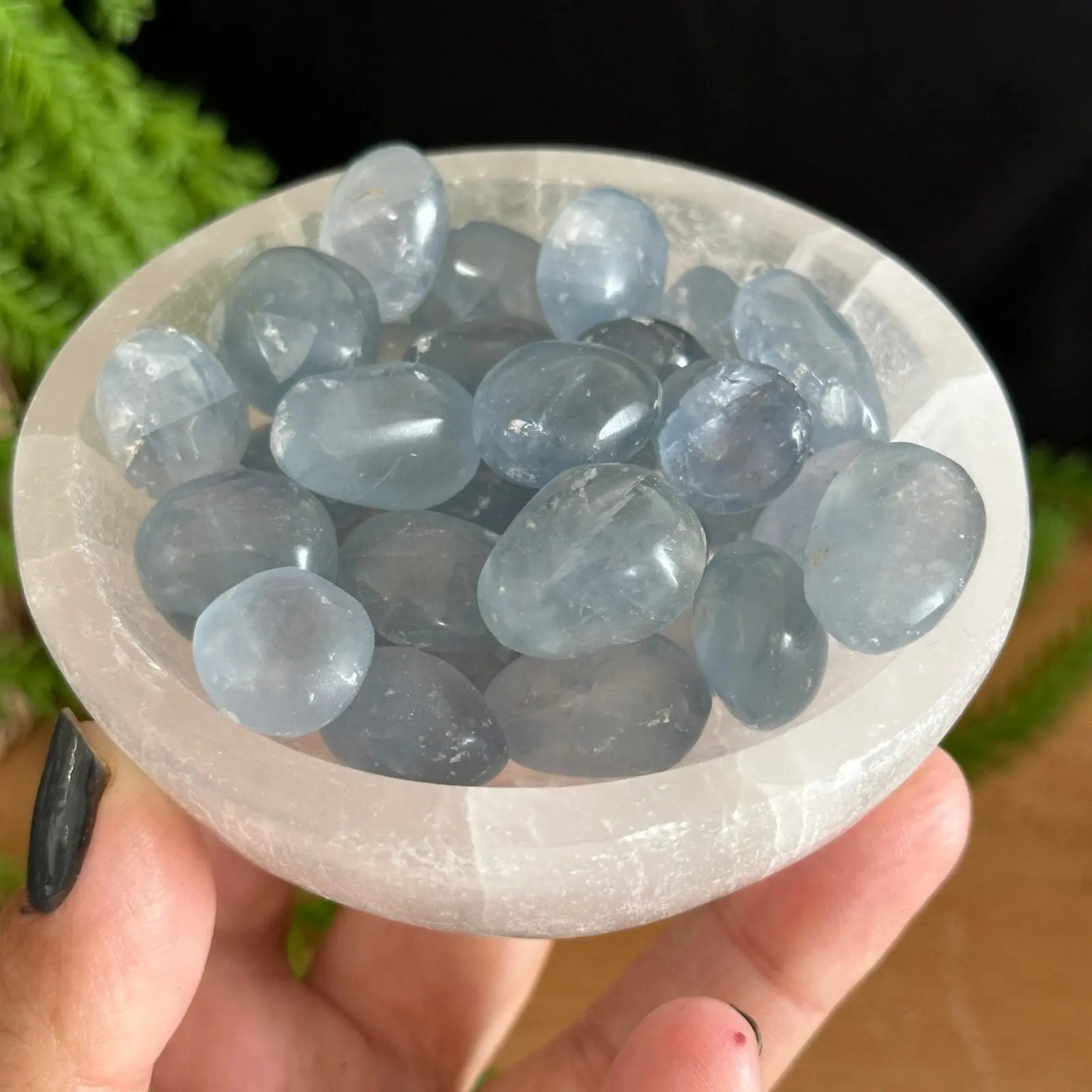 Celestite Tumbled Stones Castle Rocks Cornwall