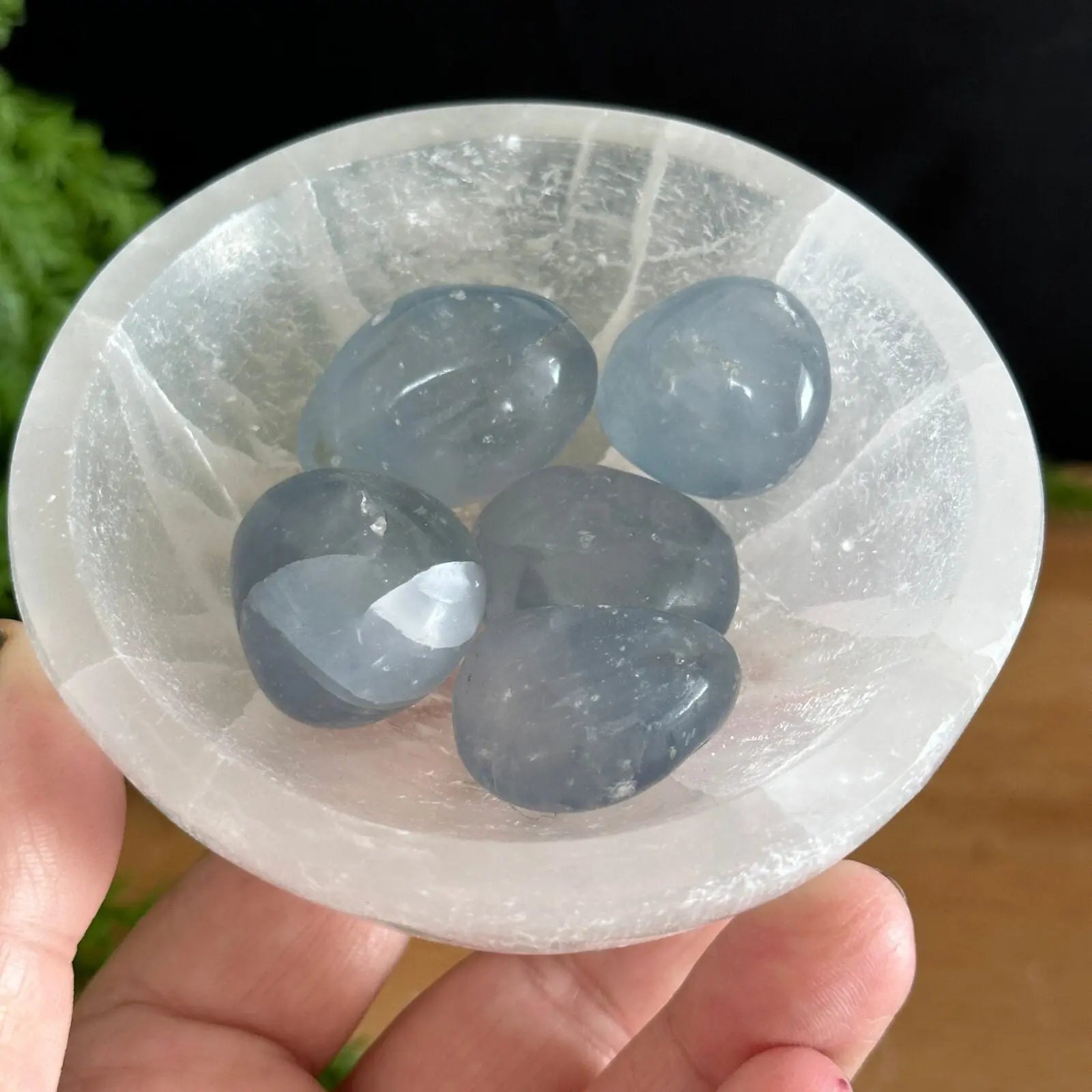 Celestite Tumbled Stones Castle Rocks Cornwall