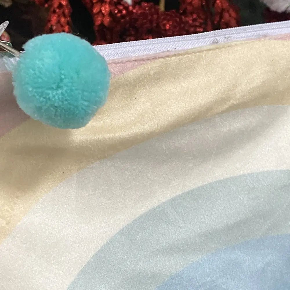 Luxury Velvet Rainbow Bag Castle Rocks Cornwall