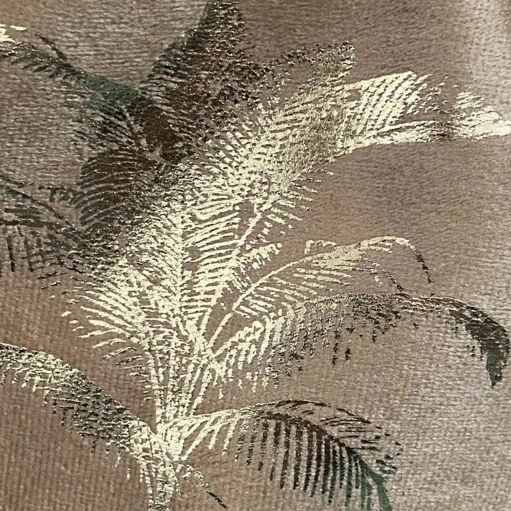 Luxury Gold Velvet Tropical Bag Castle Rocks Cornwall