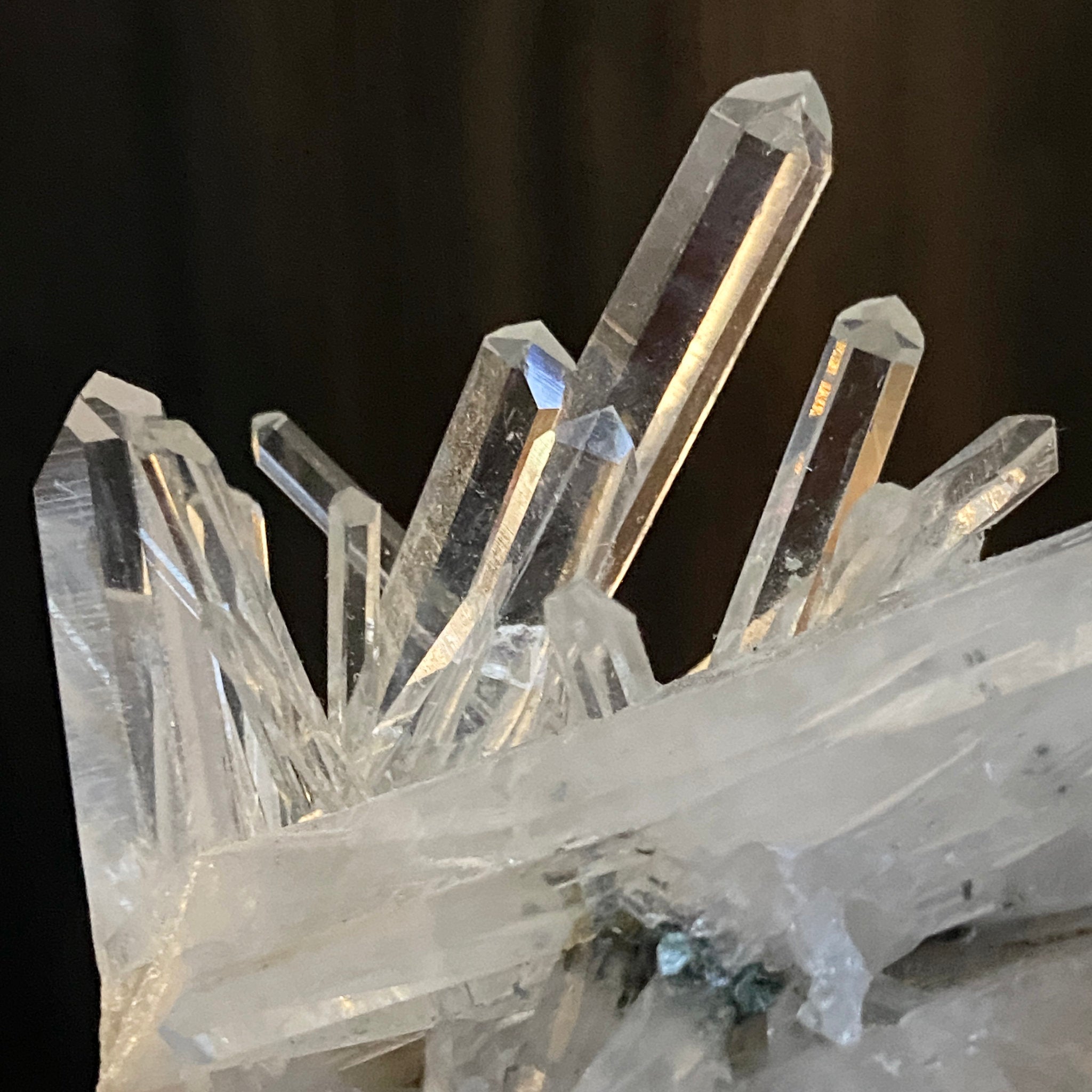 Lemurian Needle Quartz Cluster from Colombia - Castle Rocks Cornwall