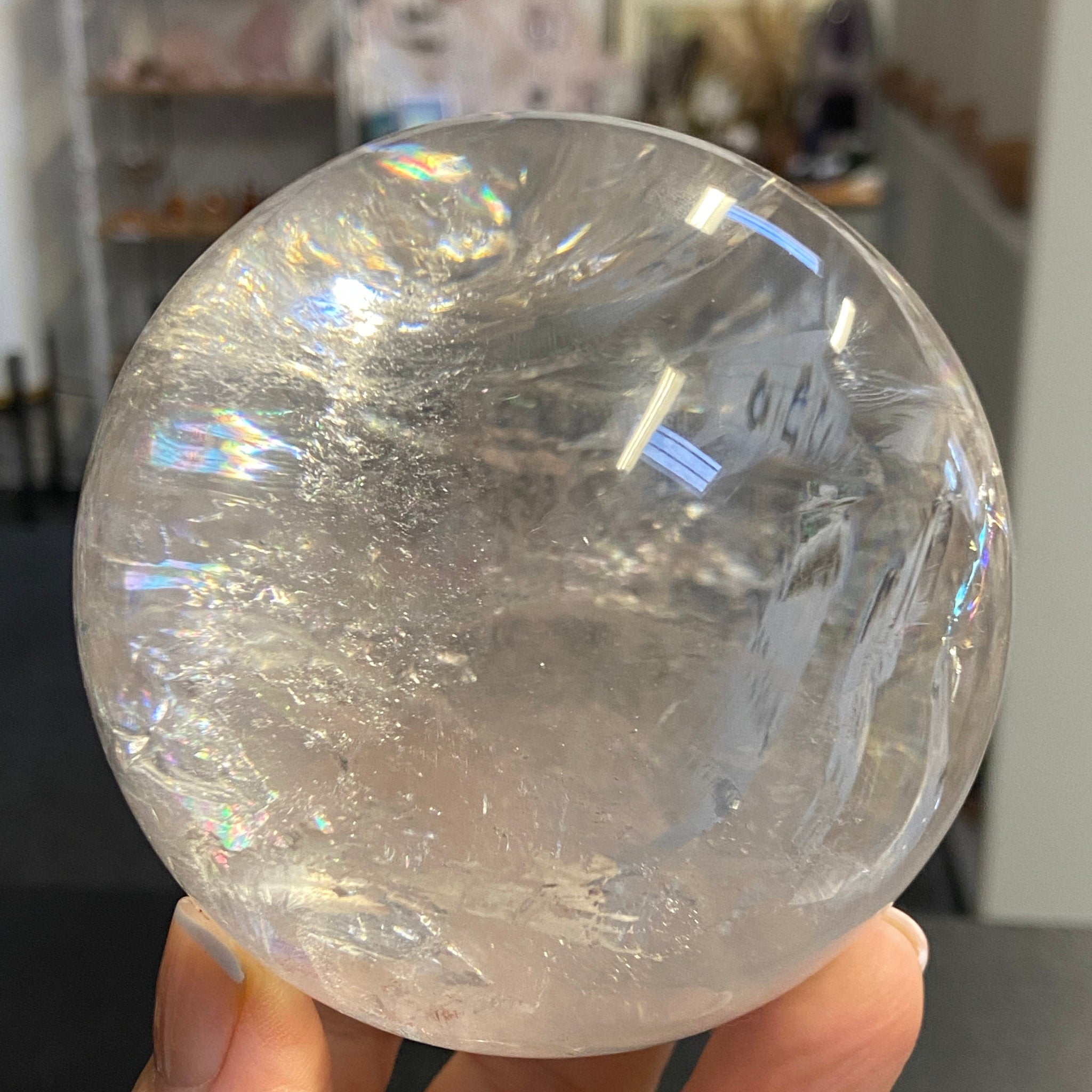Lemurian Quartz Sphere – Brazil - Castle Rocks Cornwall