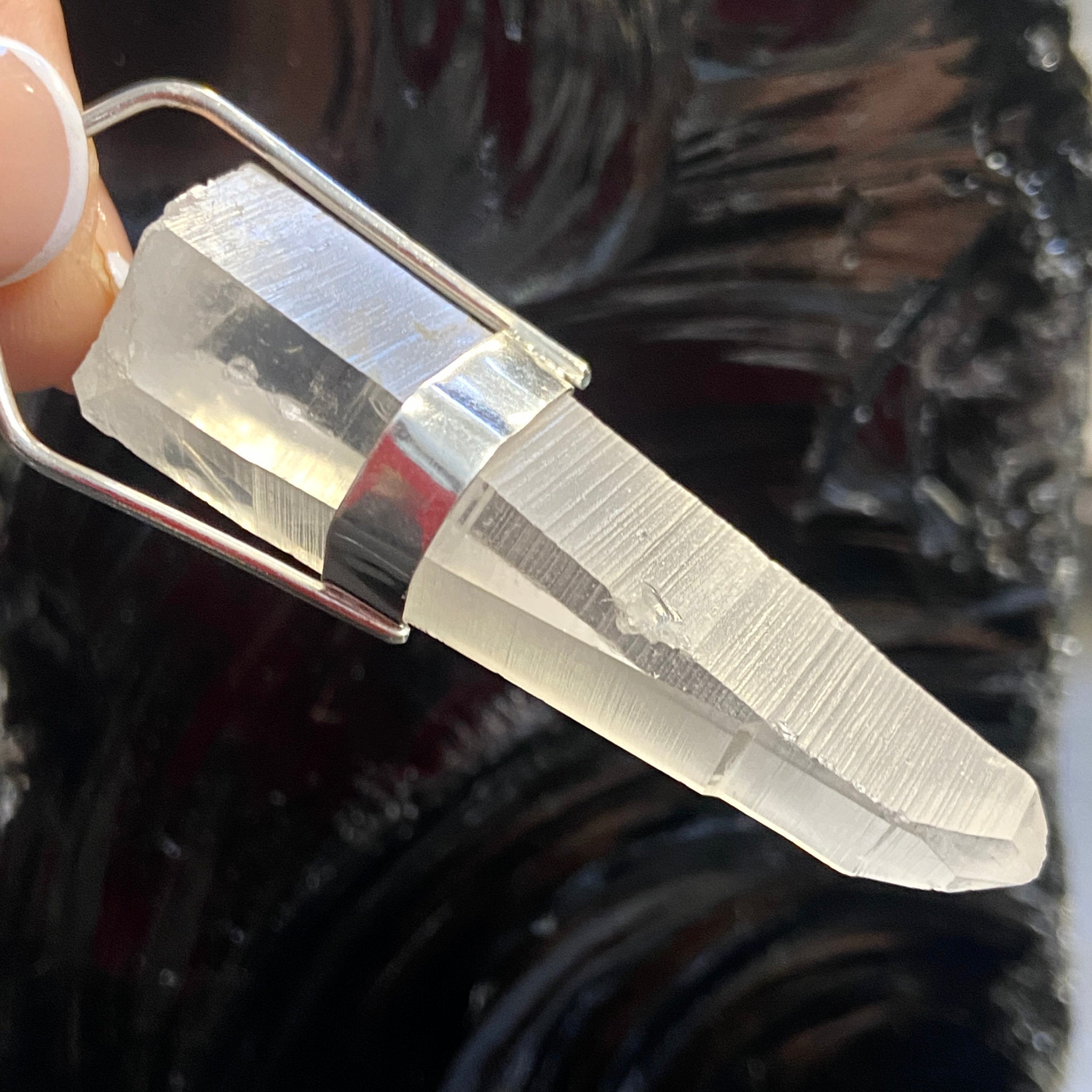 Lemurian Seed Pendant – Brazil - Bespoke by Song of the Sea - Castle Rocks Cornwall