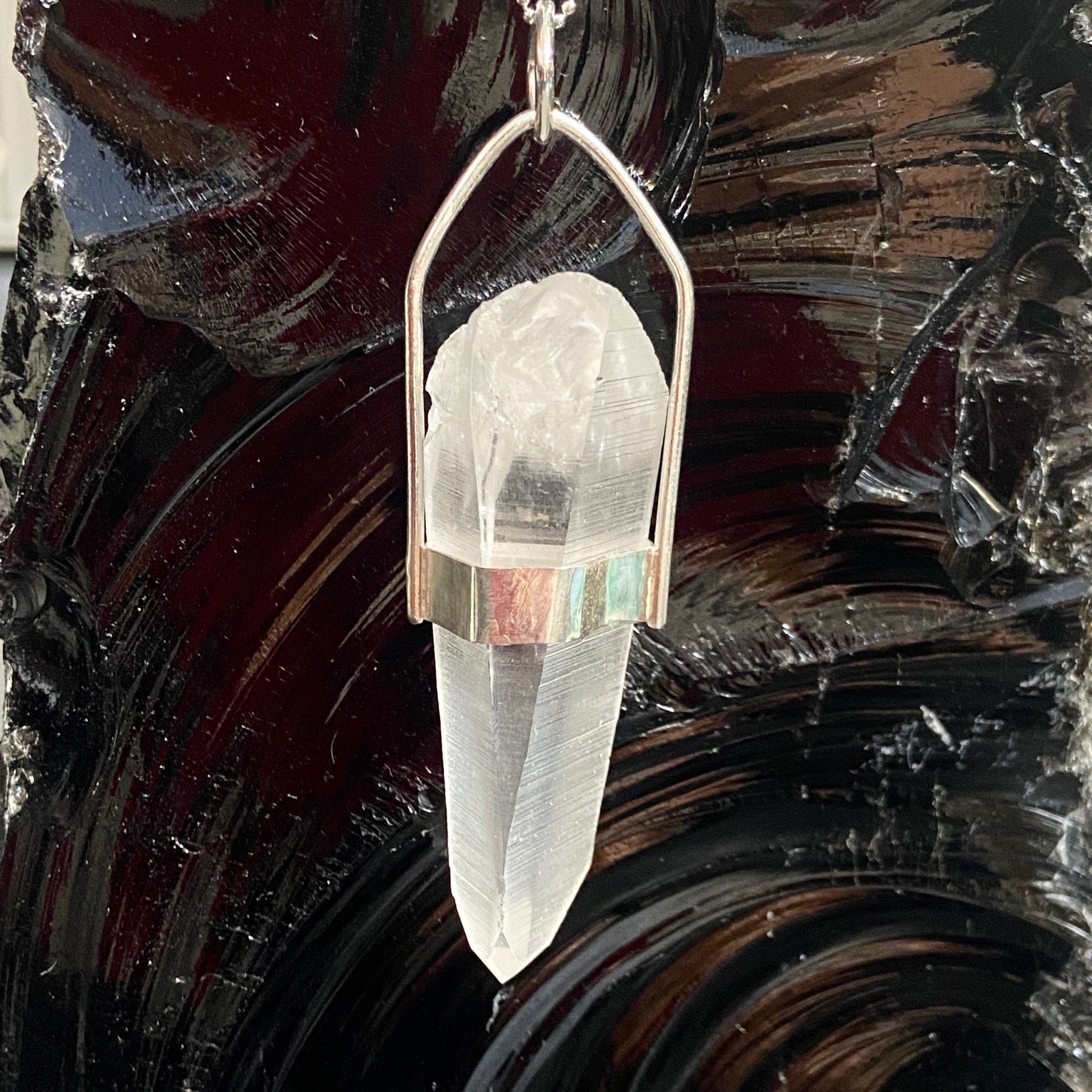 Lemurian Seed Pendant – Brazil - Bespoke by Song of the Sea - Castle Rocks Cornwall