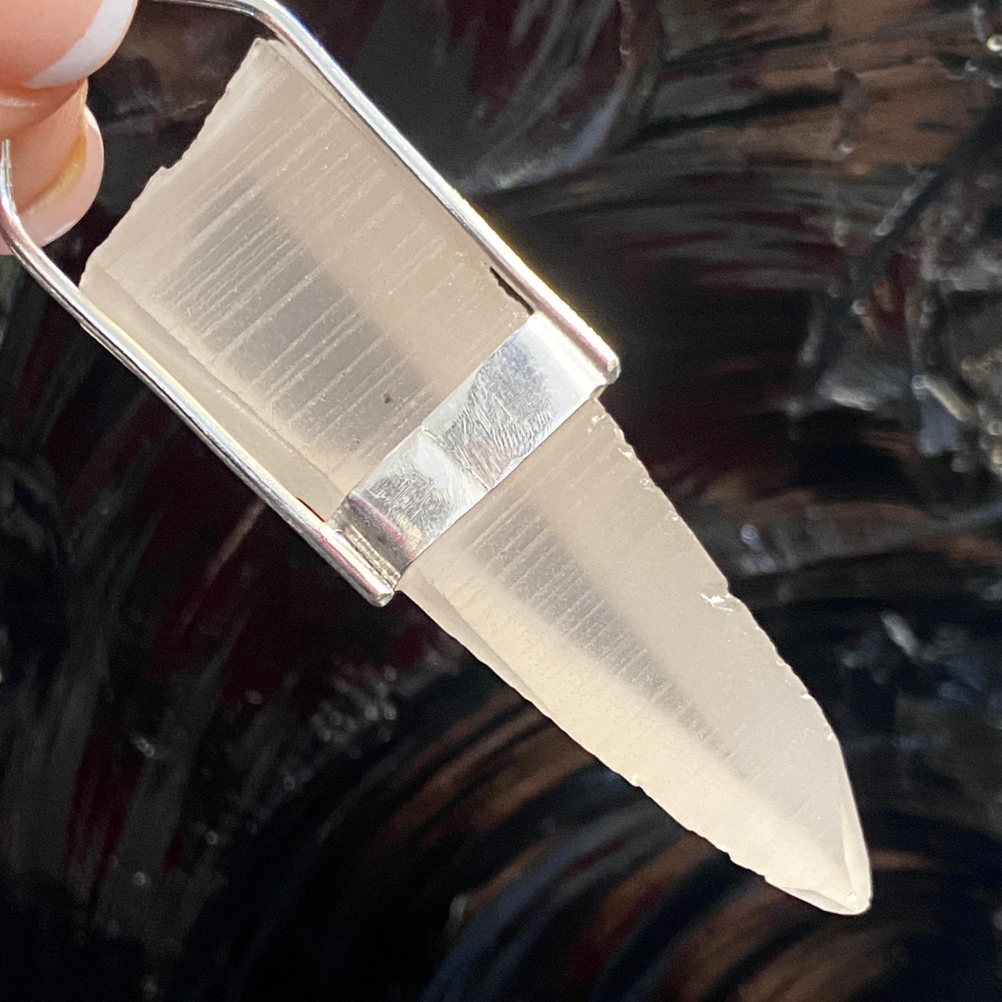 Lemurian Seed Pendant – Brazil - Bespoke by Song of the Sea - Castle Rocks Cornwall