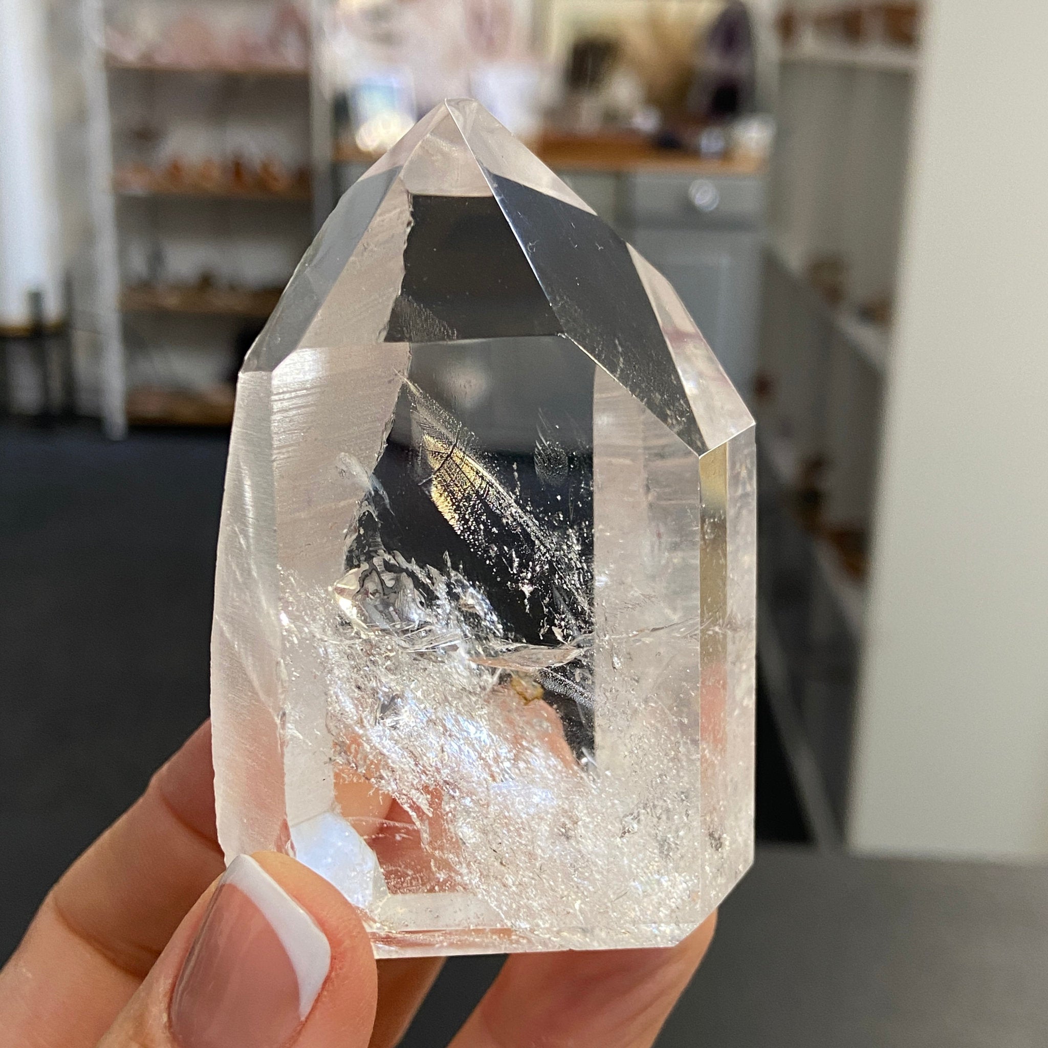 Lemurian Seed Quartz Point – Brazil - Castle Rocks Cornwall