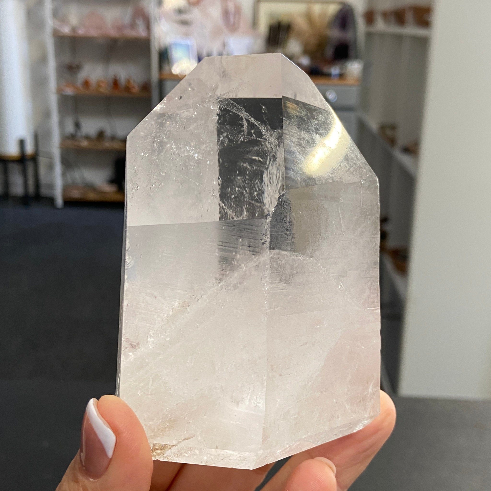 Lemurian Seed Quartz Point – Brazil - Castle Rocks Cornwall