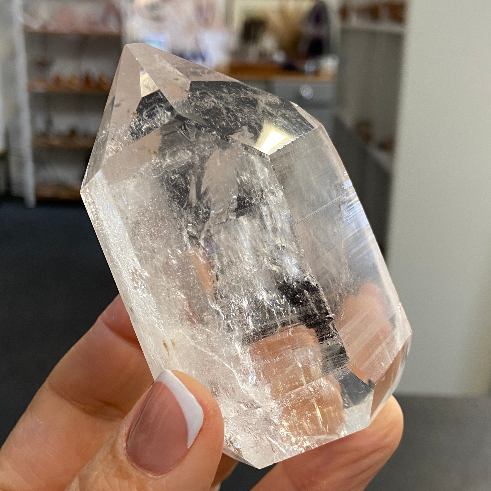 Lemurian Seed Quartz Point – Brazil - Castle Rocks Cornwall