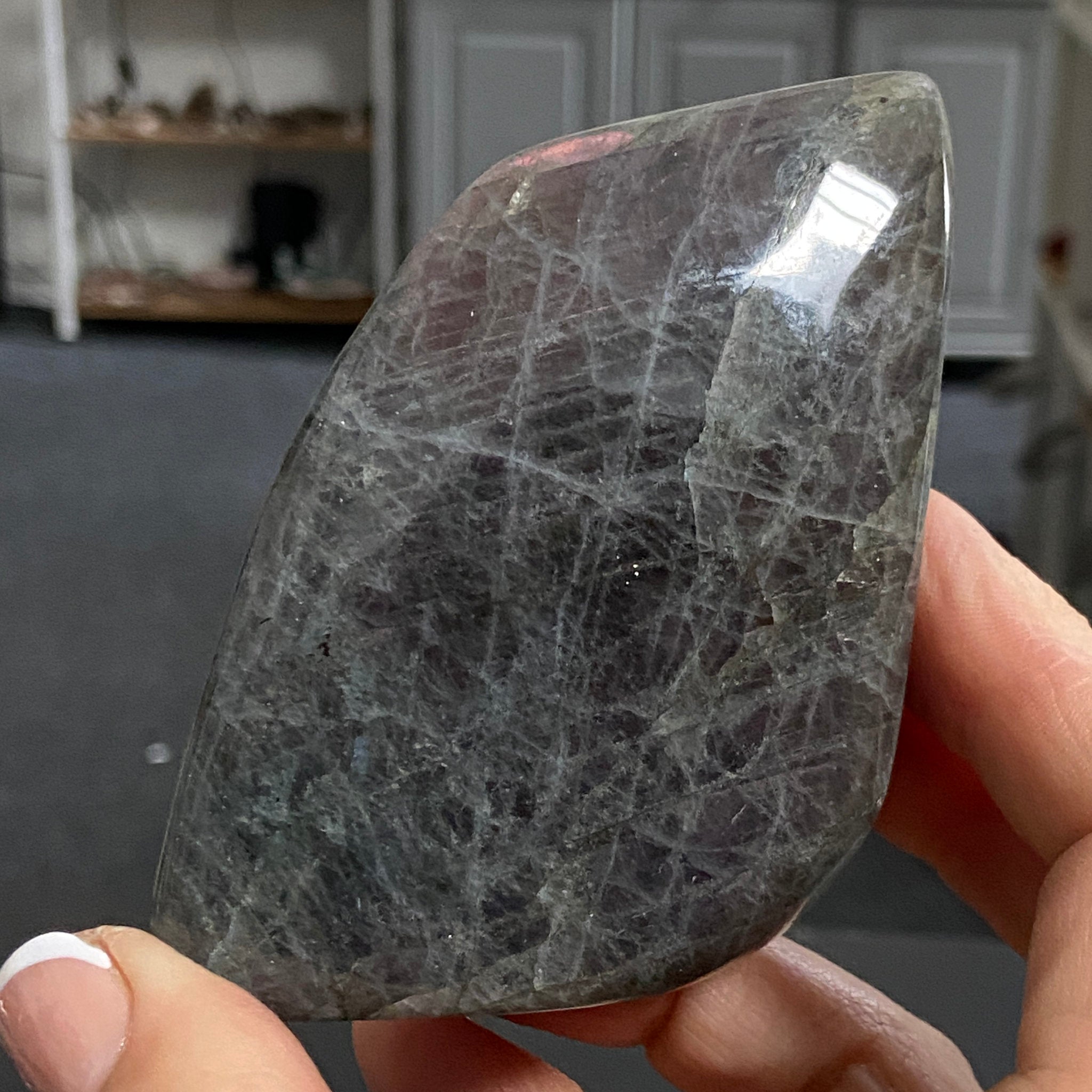 Madagascan Labradorite Freeform – New Beginnings & Intuition - Castle Rocks Cornwall