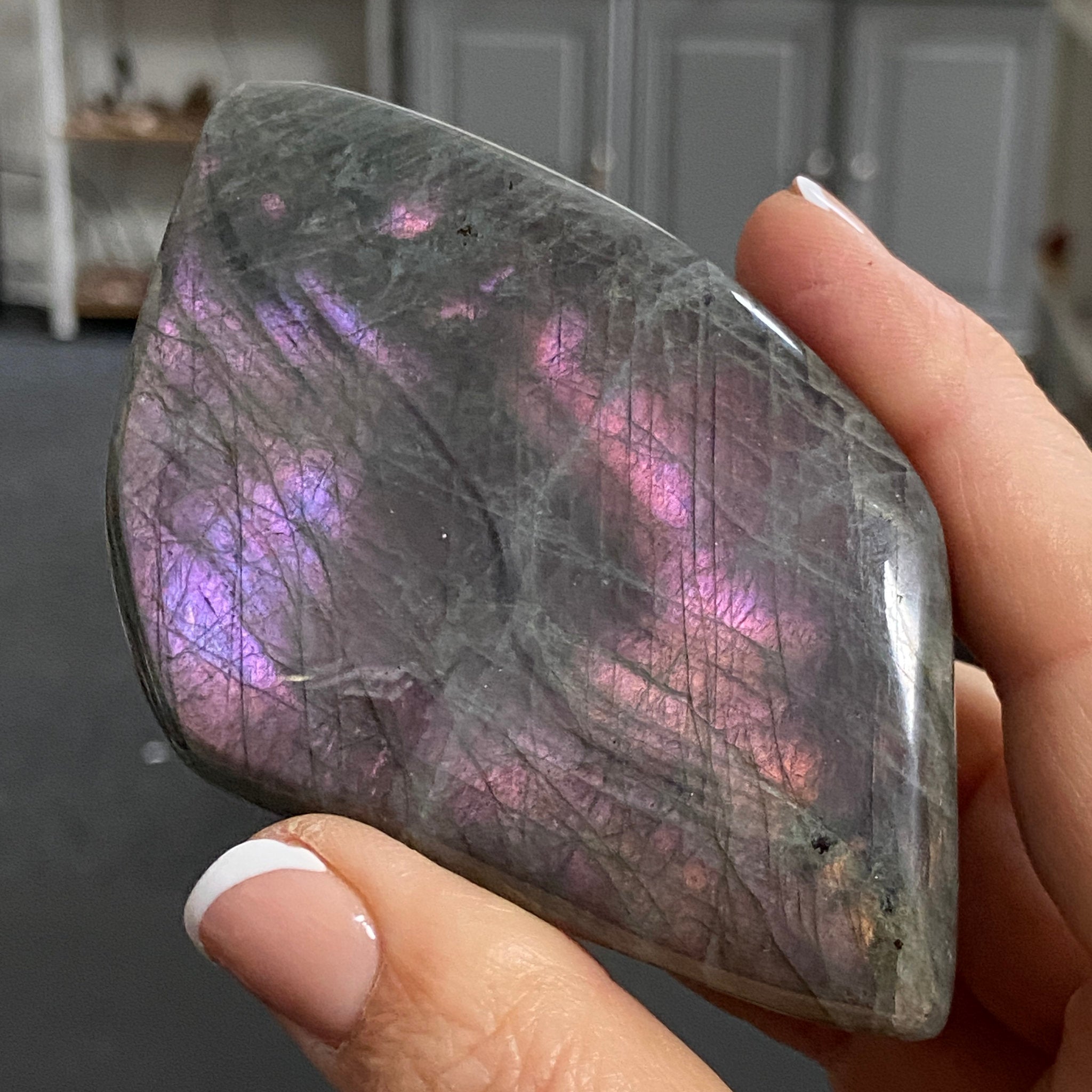 Madagascan Labradorite Freeform – New Beginnings & Intuition - Castle Rocks Cornwall