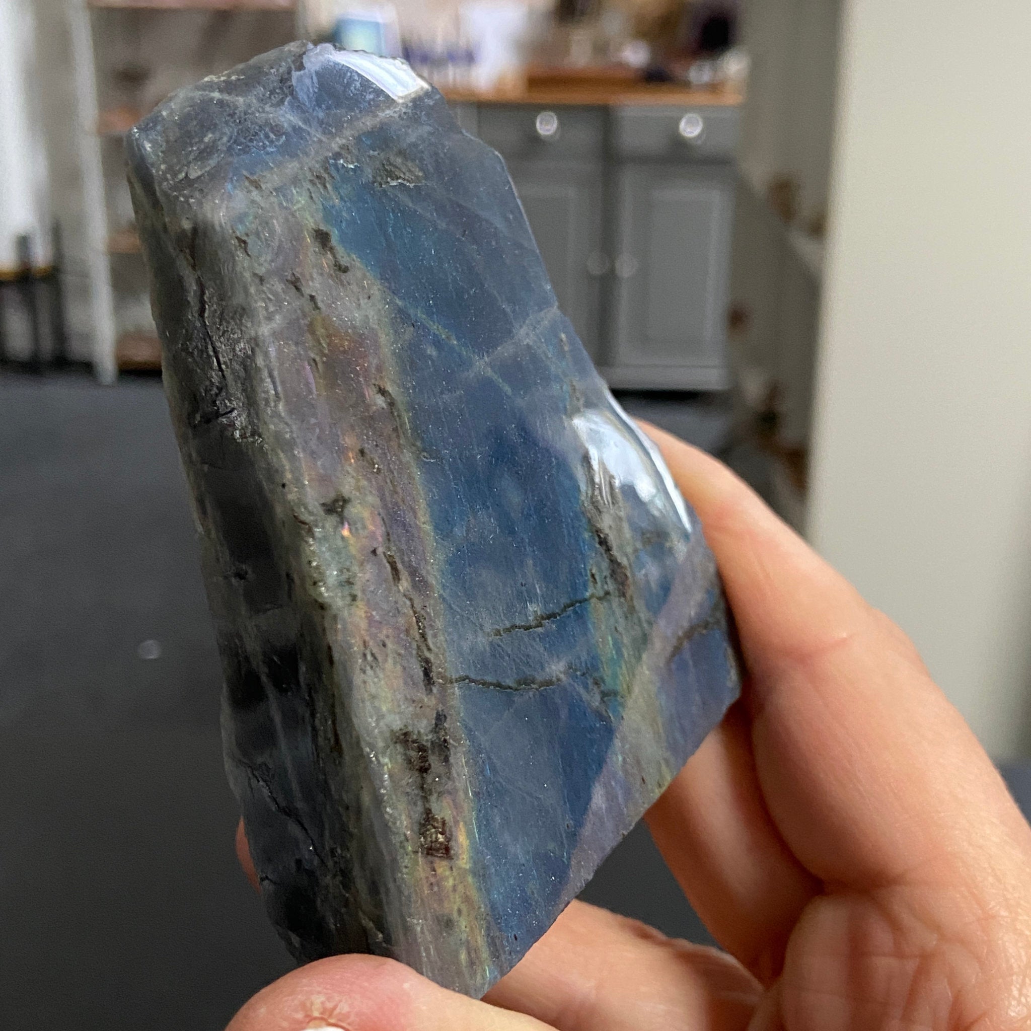 Madagascan 'Papillon' Labradorite – New Beginnings & Intuition - Castle Rocks Cornwall