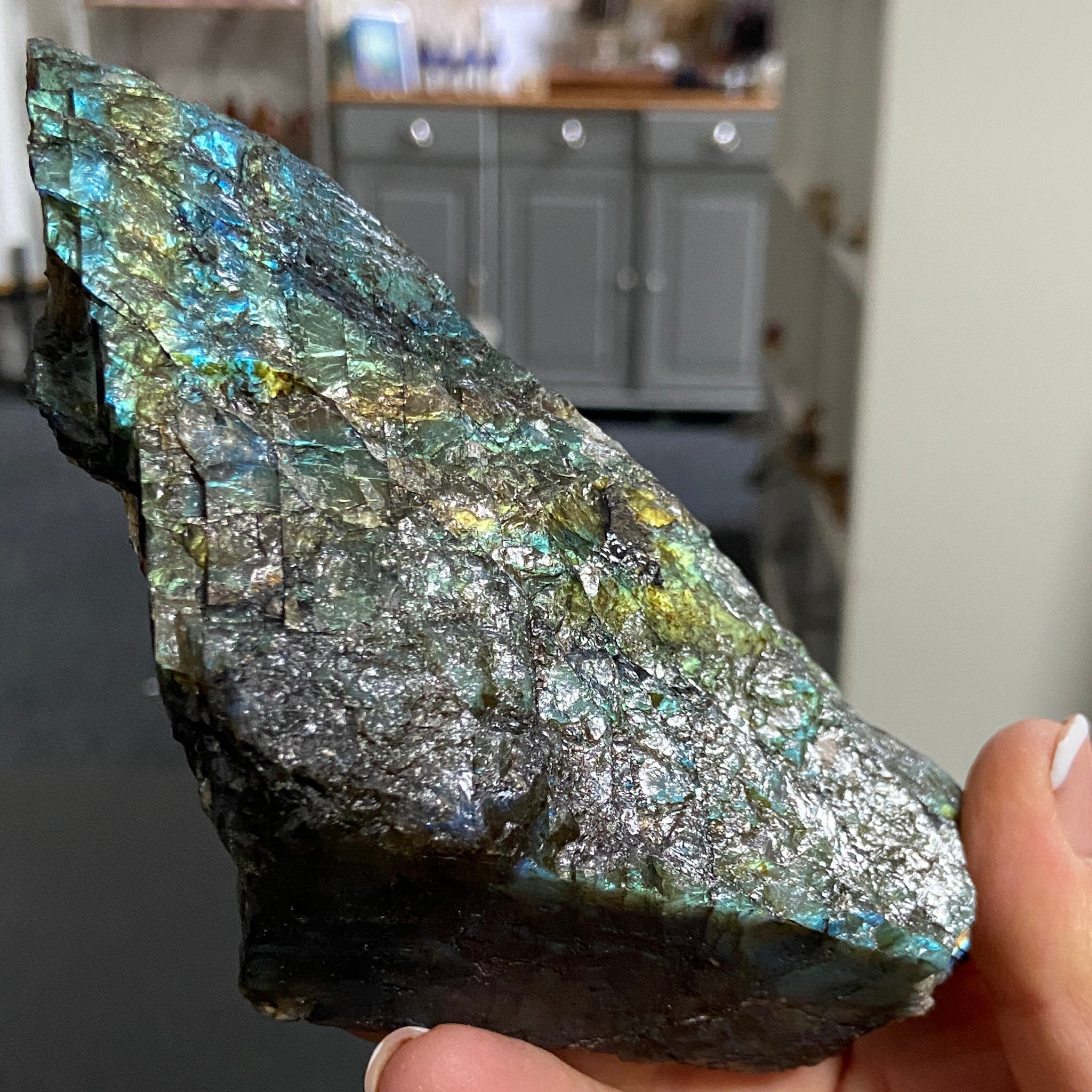 Madagascan 'Papillon' Labradorite – New Beginnings & Intuition - Castle Rocks Cornwall