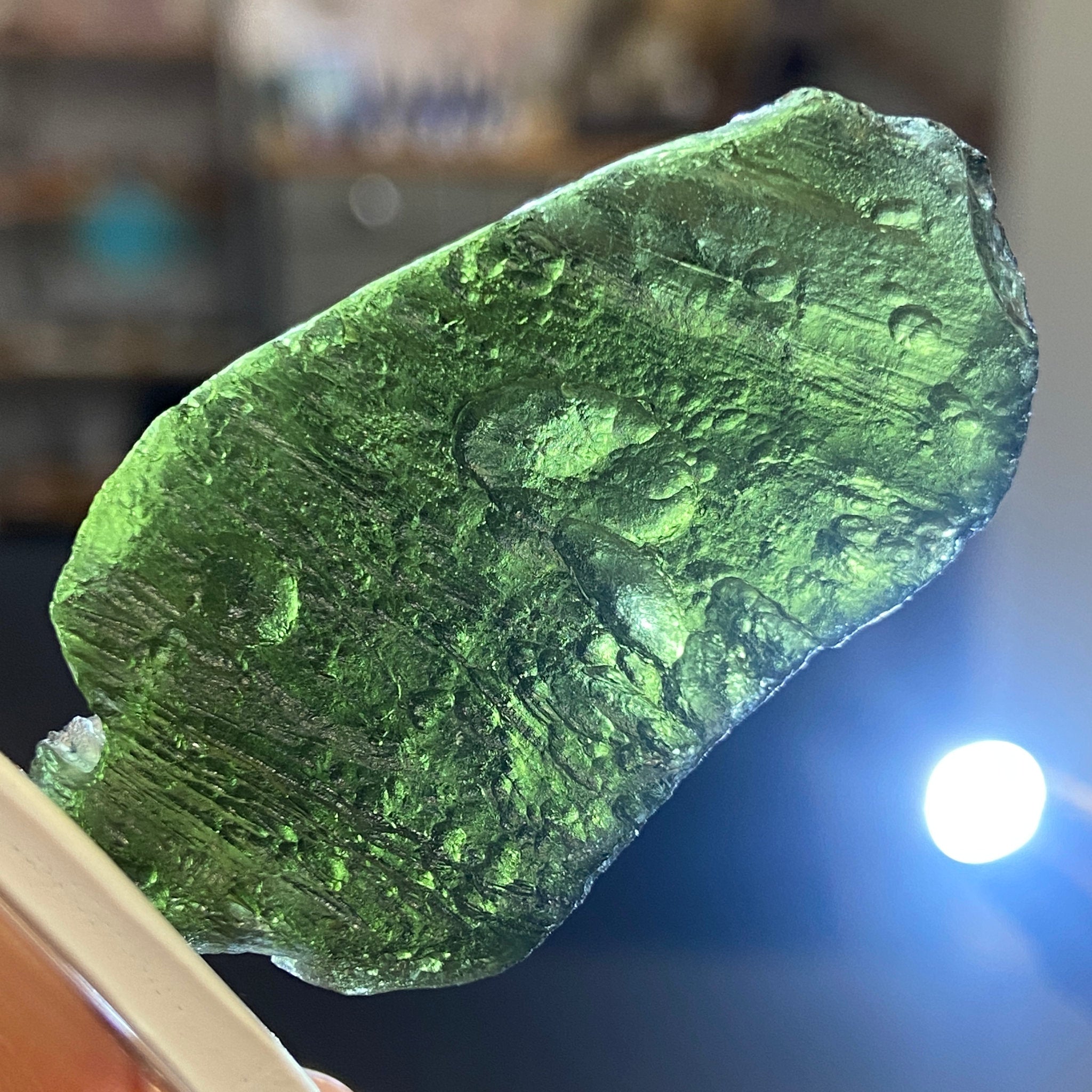Moldavite – Czech Republic - Castle Rocks Cornwall