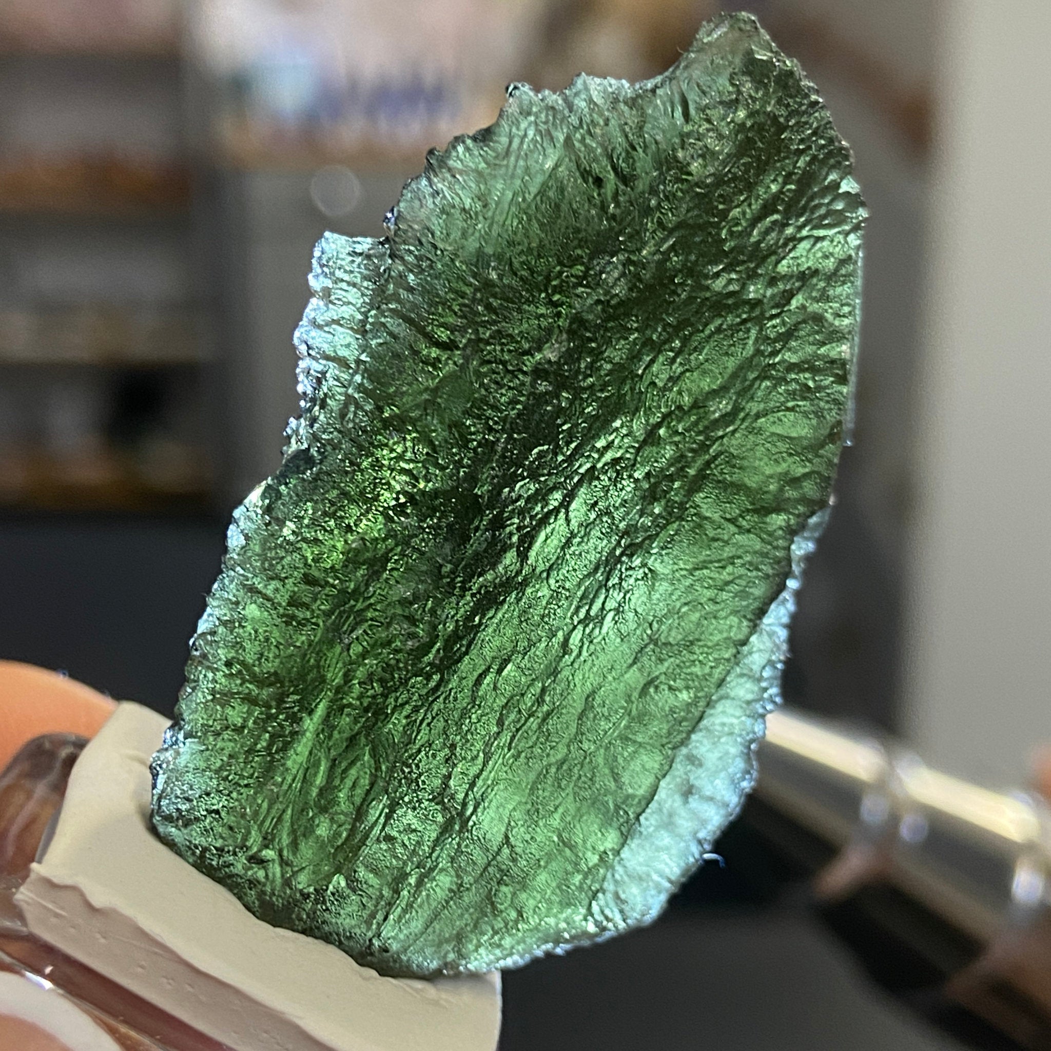 Moldavite – Czech Republic - Castle Rocks Cornwall