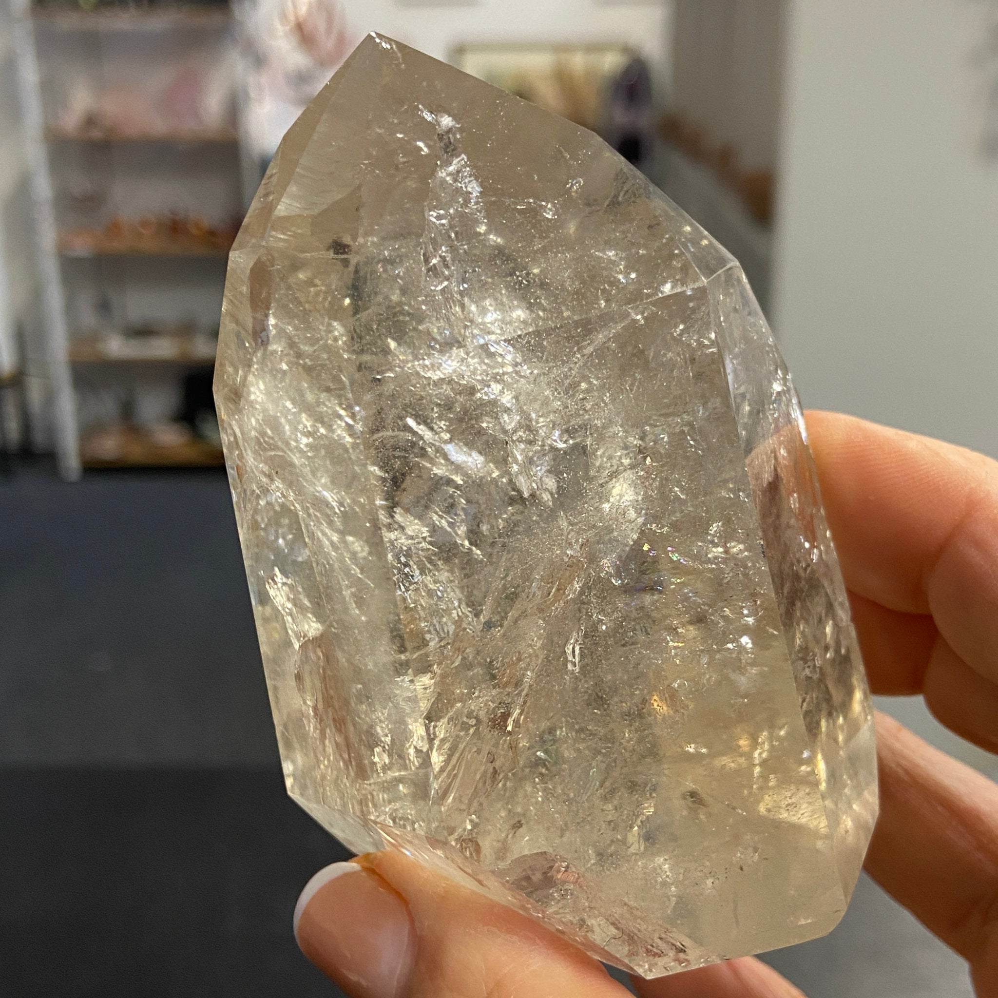 Natural Citrine Channeler Crystal Tower – Brazil - Castle Rocks Cornwall