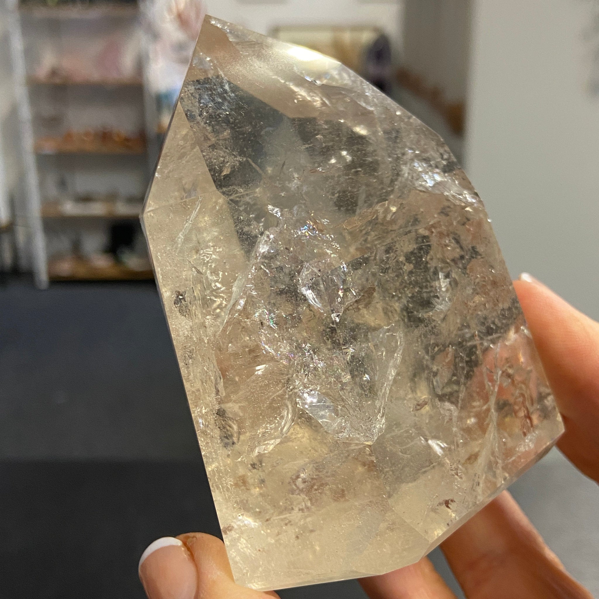 Natural Citrine Channeler Crystal Tower – Brazil - Castle Rocks Cornwall