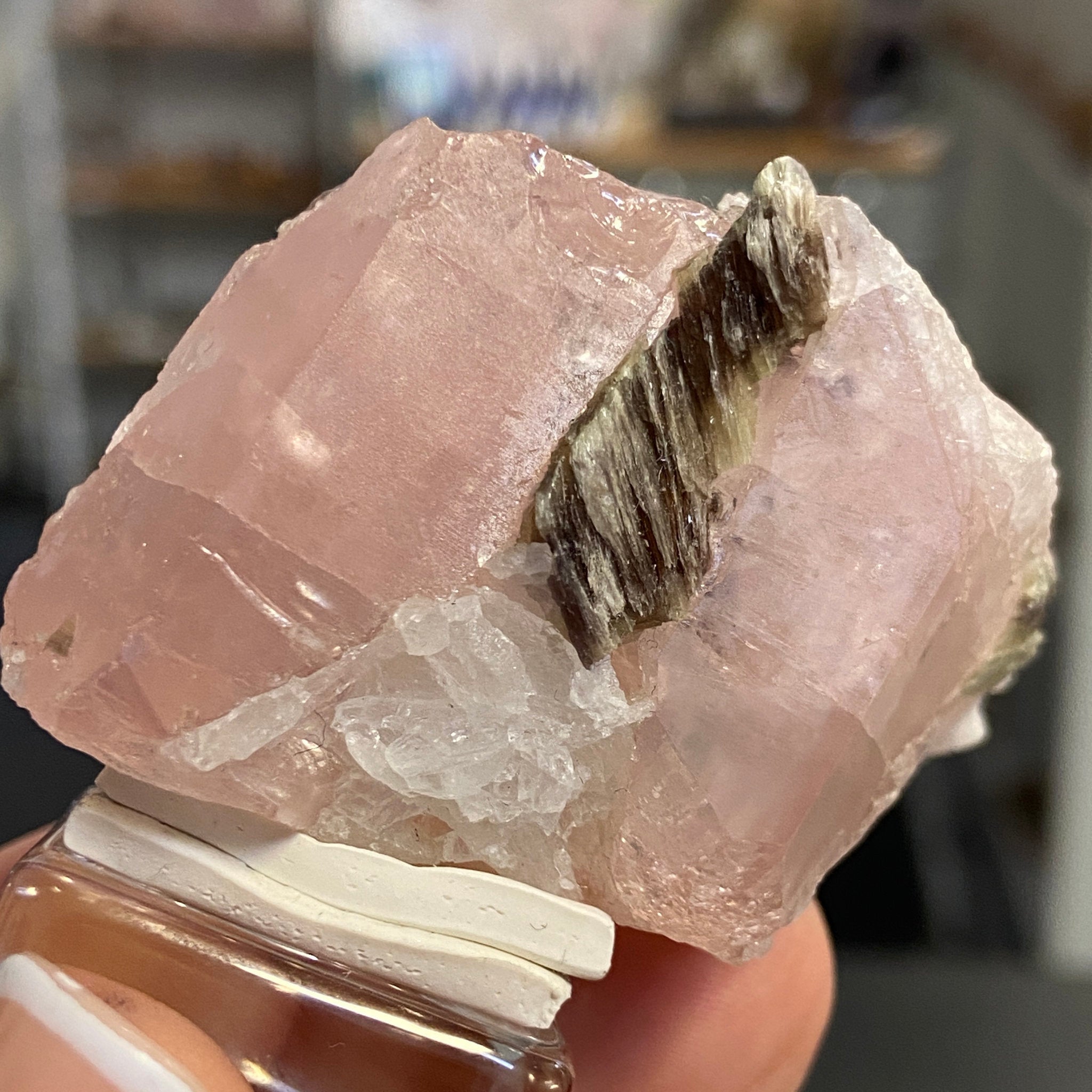 Natural Morganite Crystal – Brazil - Castle Rocks Cornwall